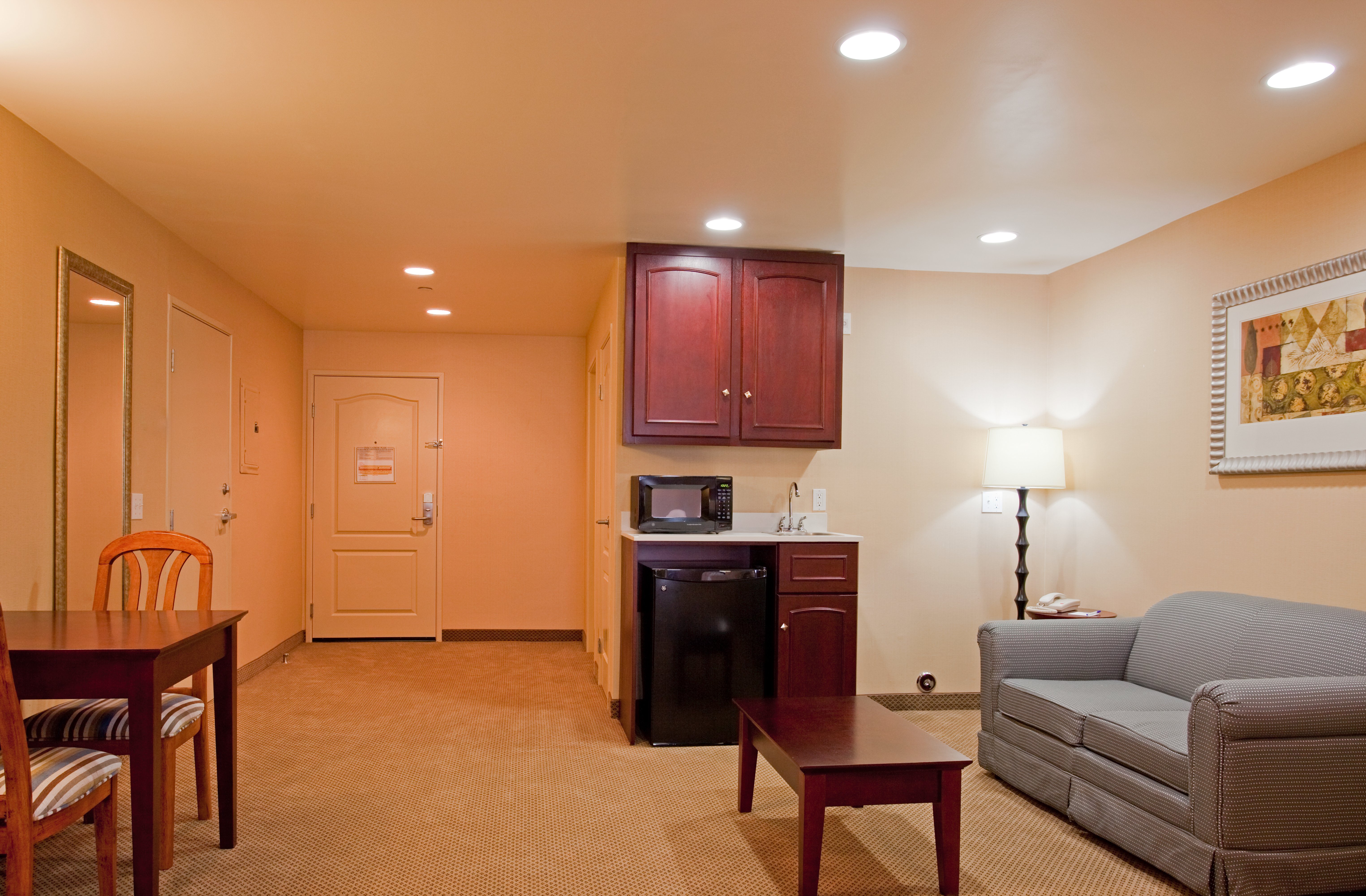 HOLIDAY INN EXP STES APT HAWTH BY I-guestroom-Sleeper sofas available in our suites.jpg