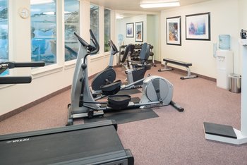 Work out in our well-equipped Fitness Center
