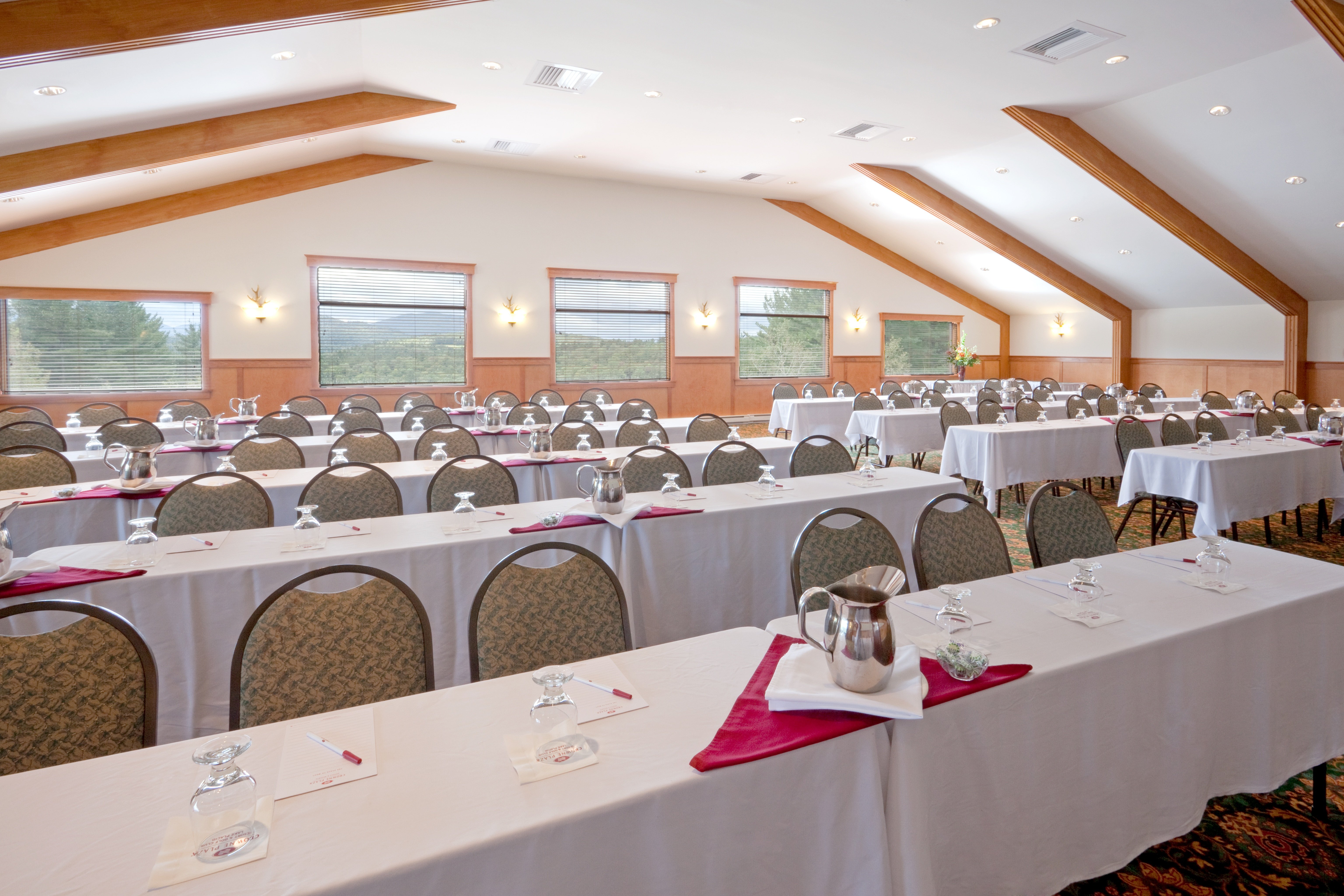 The Sky Room can accommodate both large and small groups