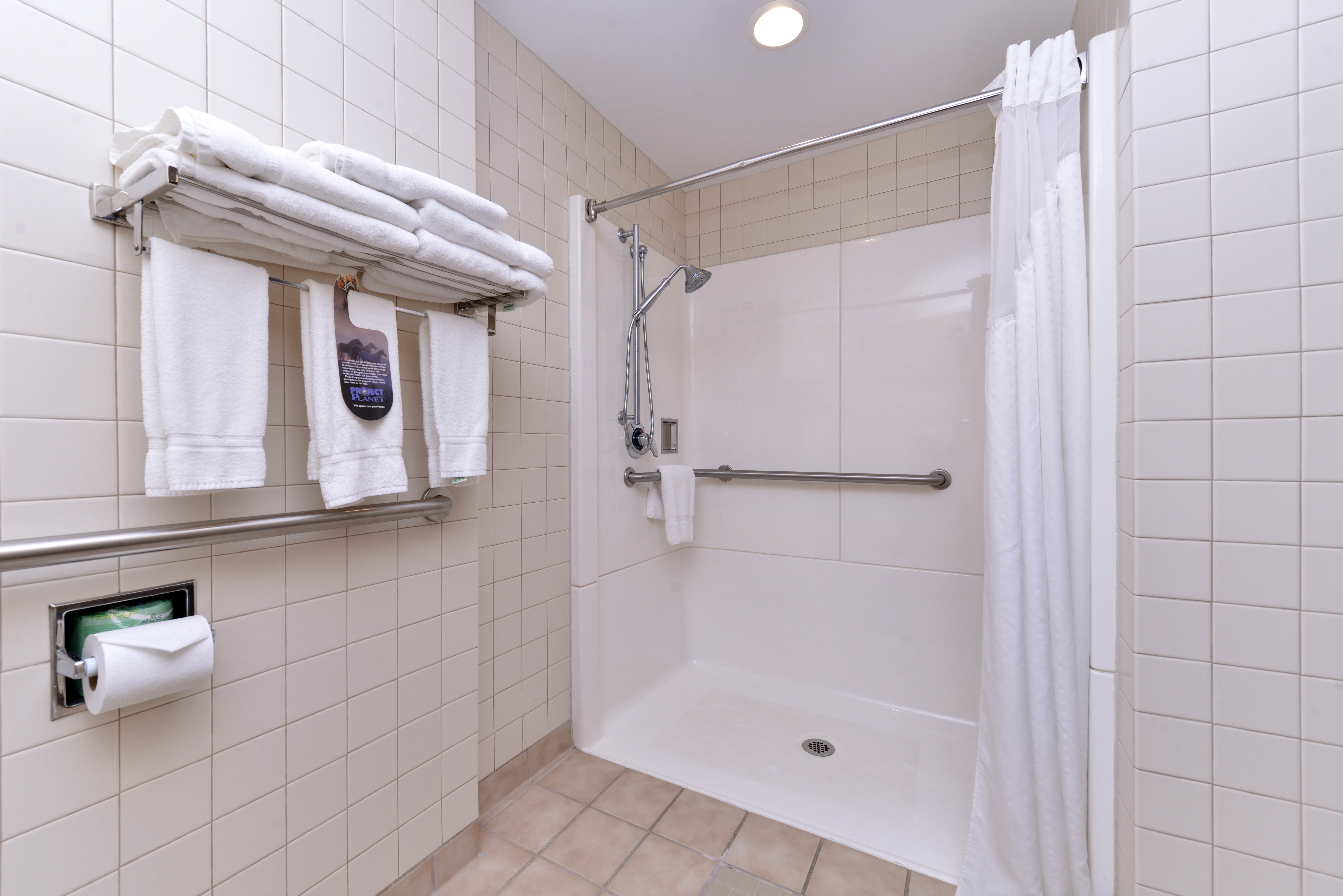 Handicap Accessible rooms with Roll-in shower
