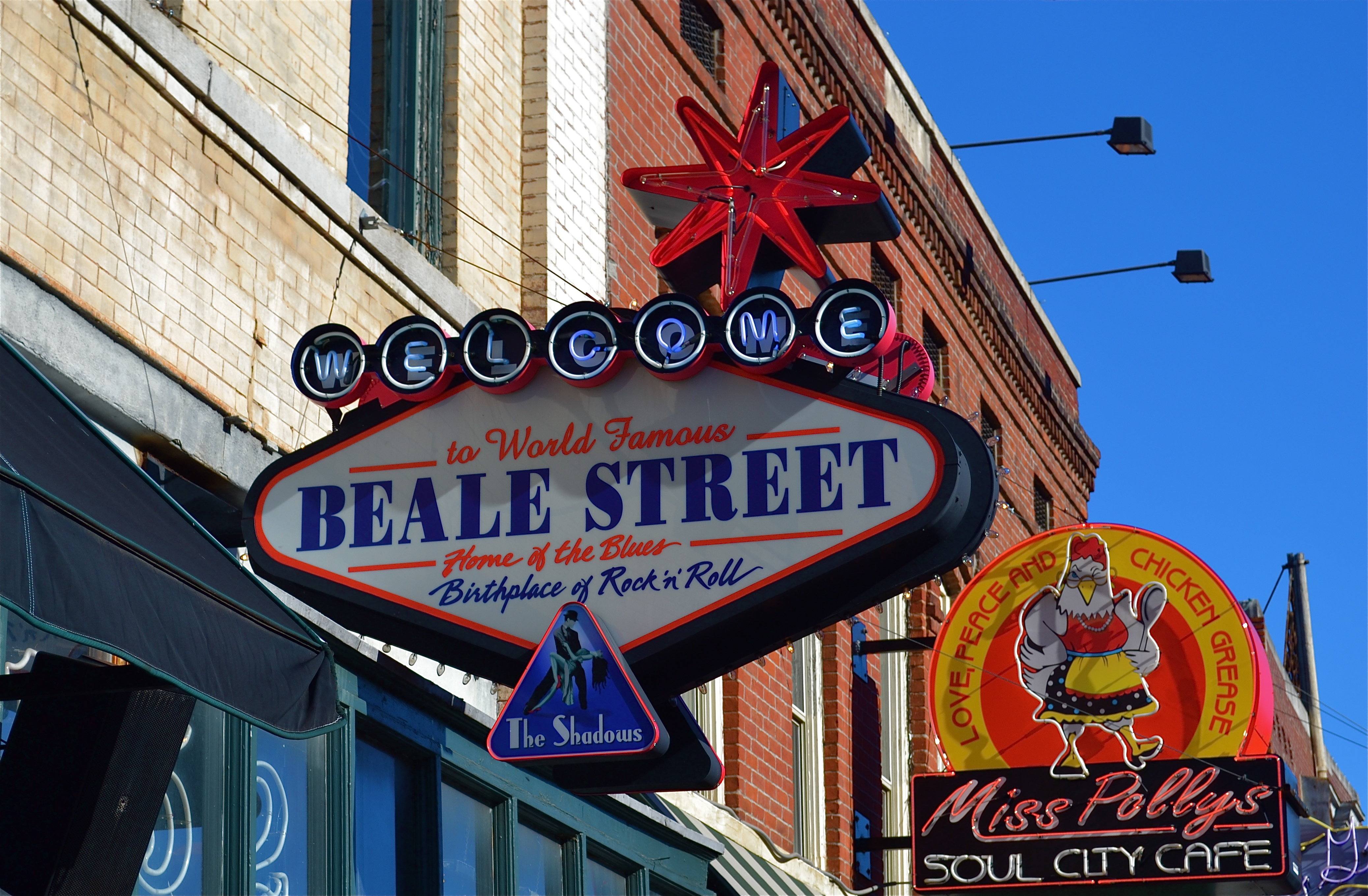 You can't miss Beale Street!