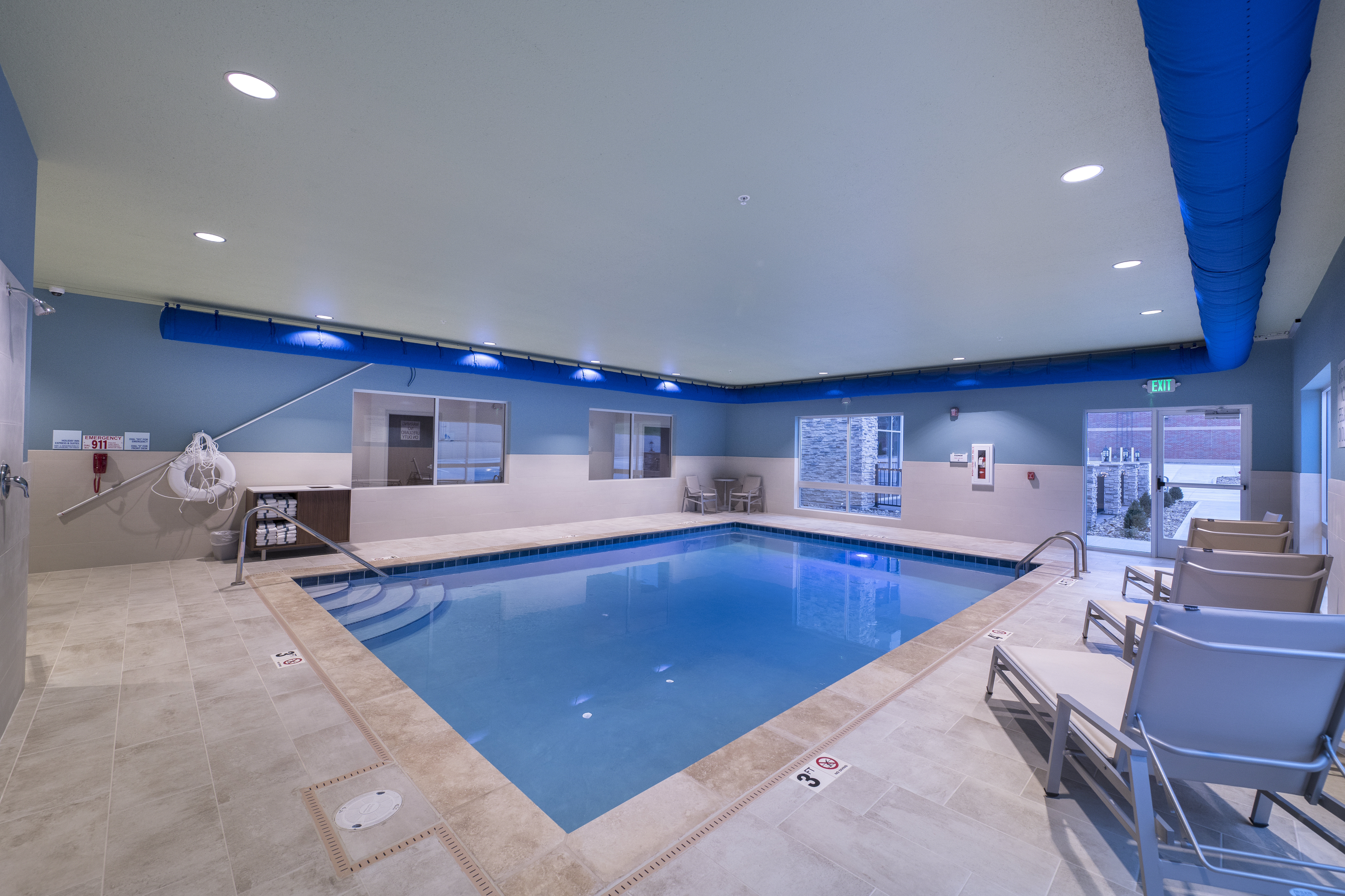 Relax at the end of the day in our heated indoor Swimming Pool