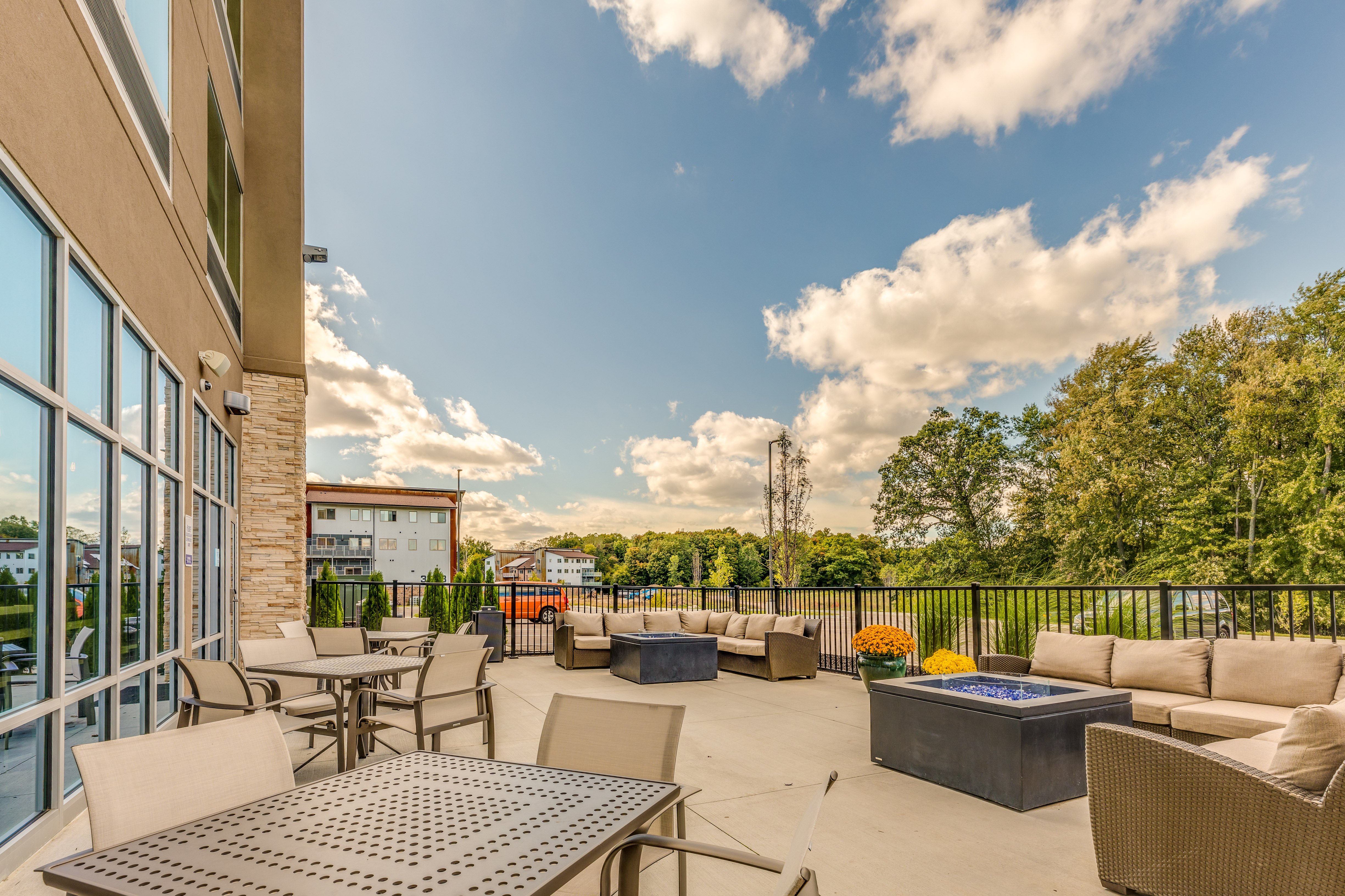 Relax in our Guest Patio, have a conversation & enjoy the fire pit