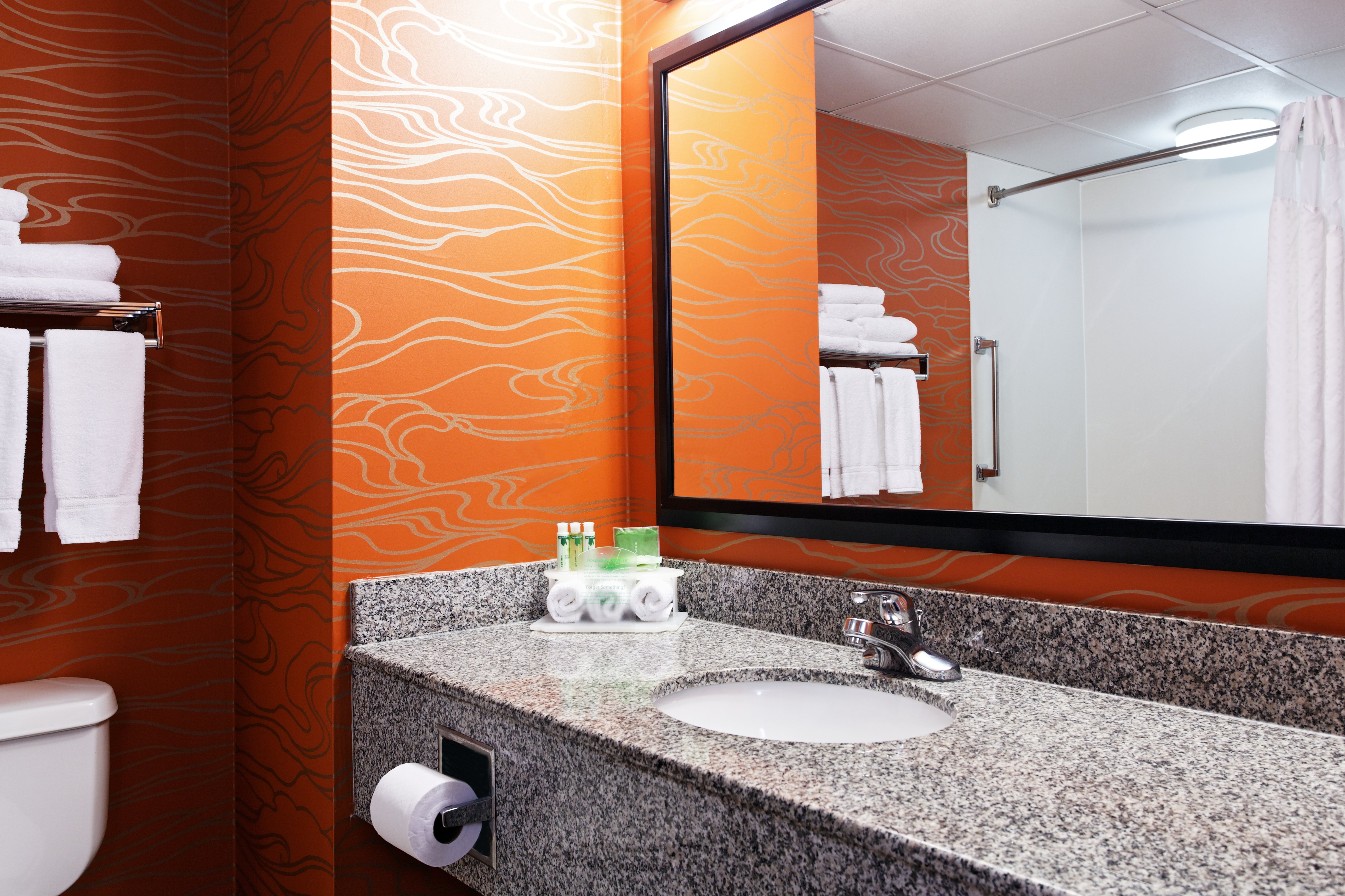 Our recently renovated bathrooms will help you stay refreshed