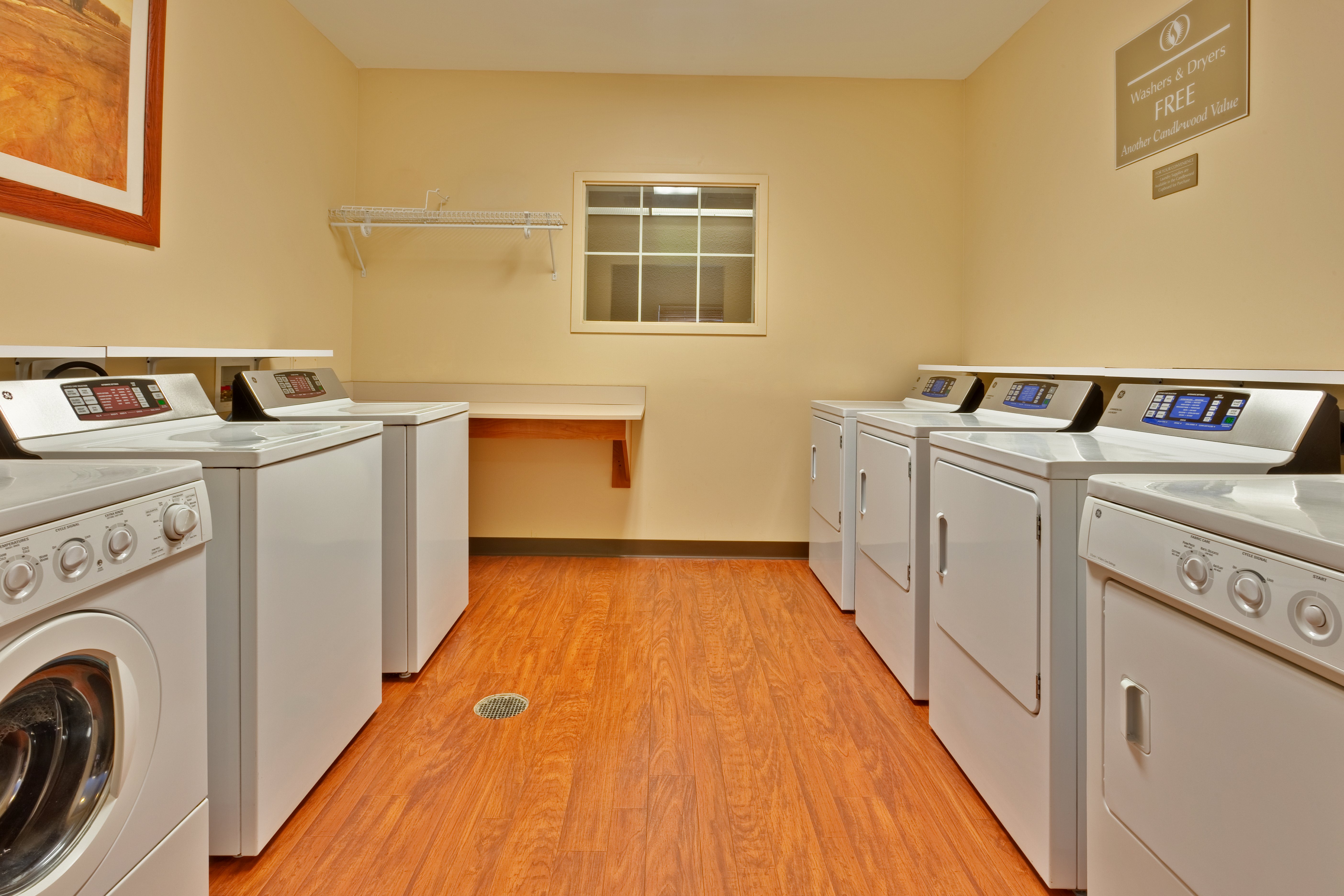 Complimentary Guest Laundry - no quarters required!
