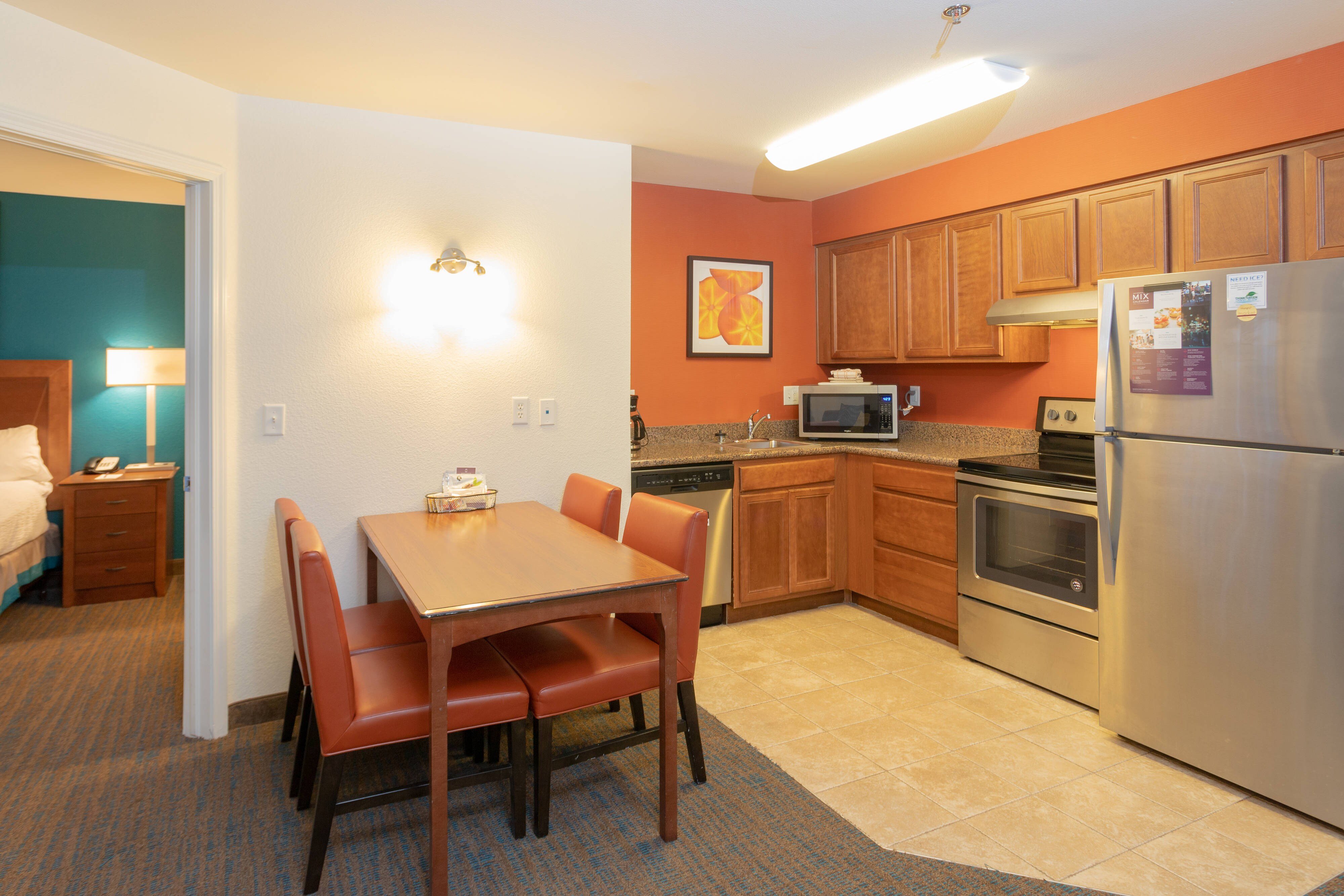 Two-Bedroom Suite - kitchen & Dining Area