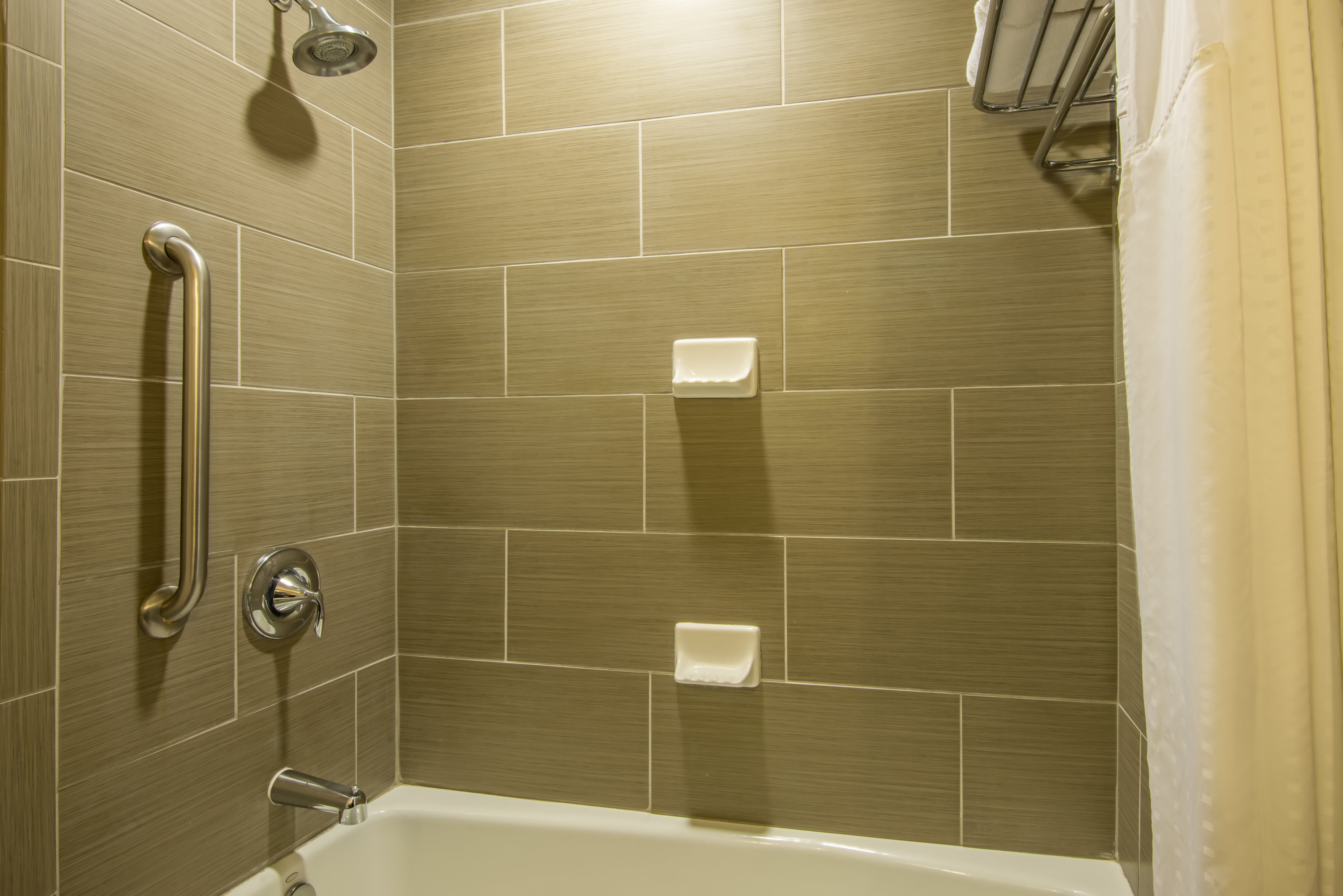 Standard Guest Bathroom Shower Holiday Inn Express & Suites Hotel