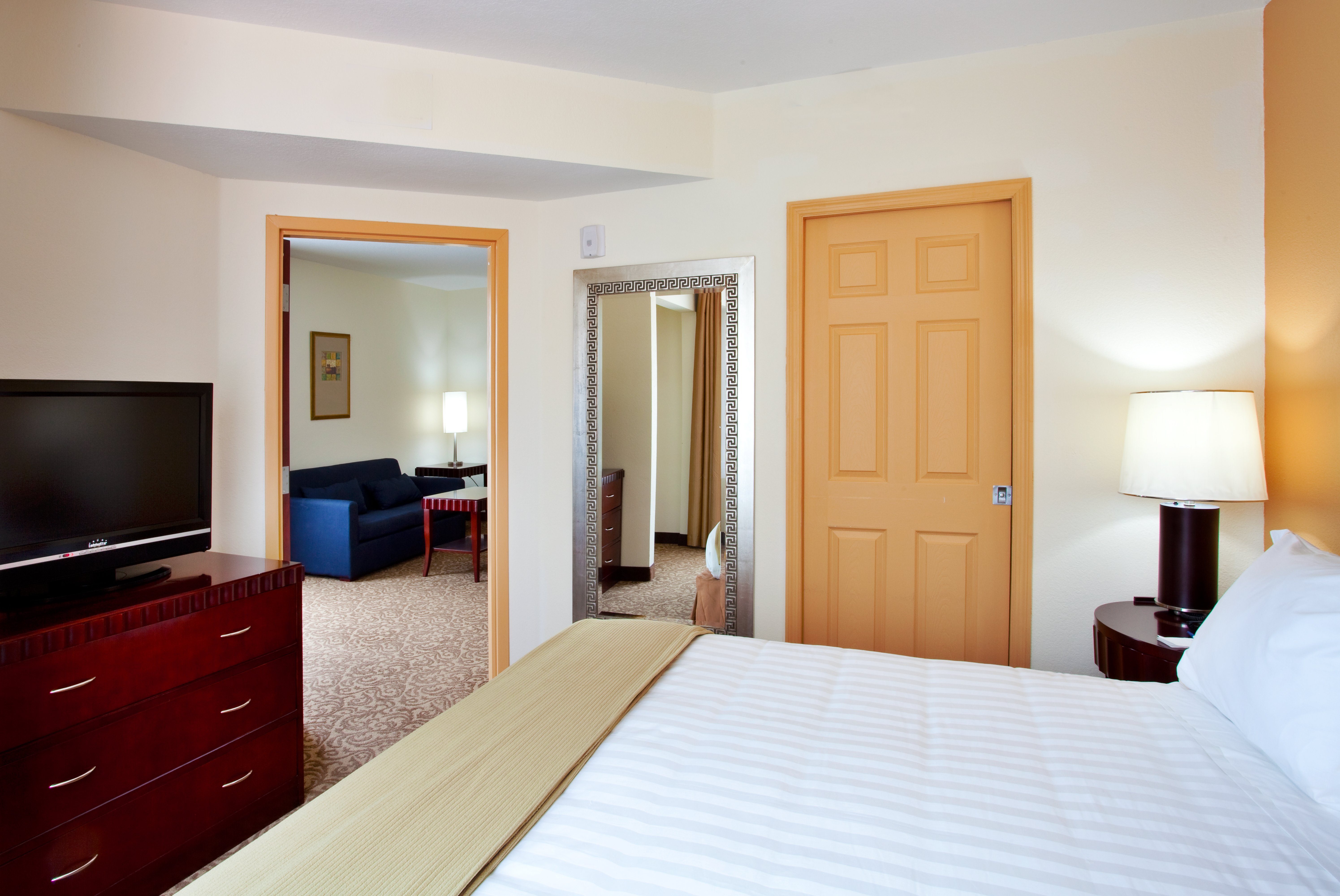 HOLIDAY INN EXP STES BROOKSVIL BY I-guestroom-Executive Suite Two bedrooms and a living room all separate..jpg