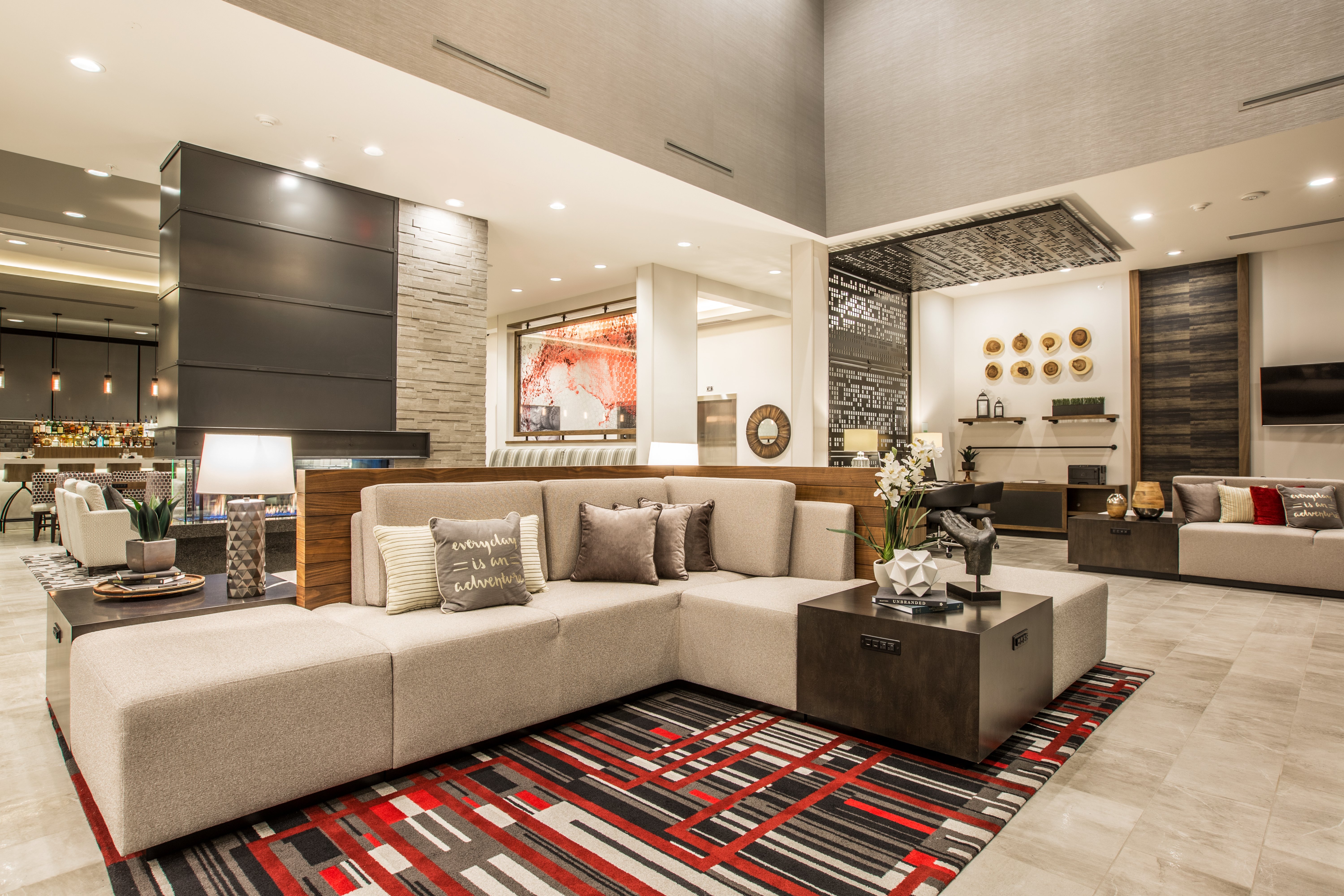 Relax and unwind in our spacious hotel lobby