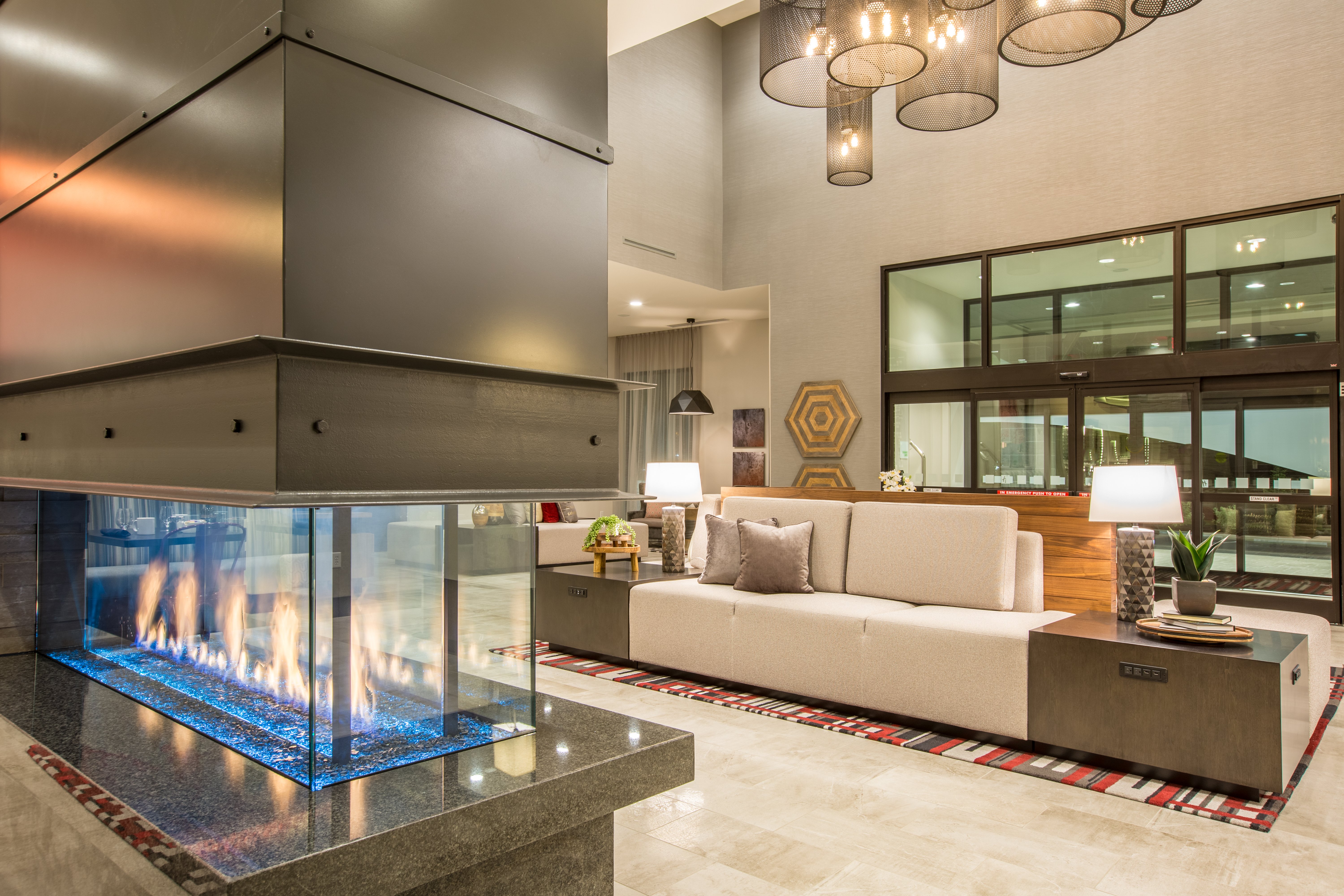 Retreat from your room and enjoy our fireplace in the lobby