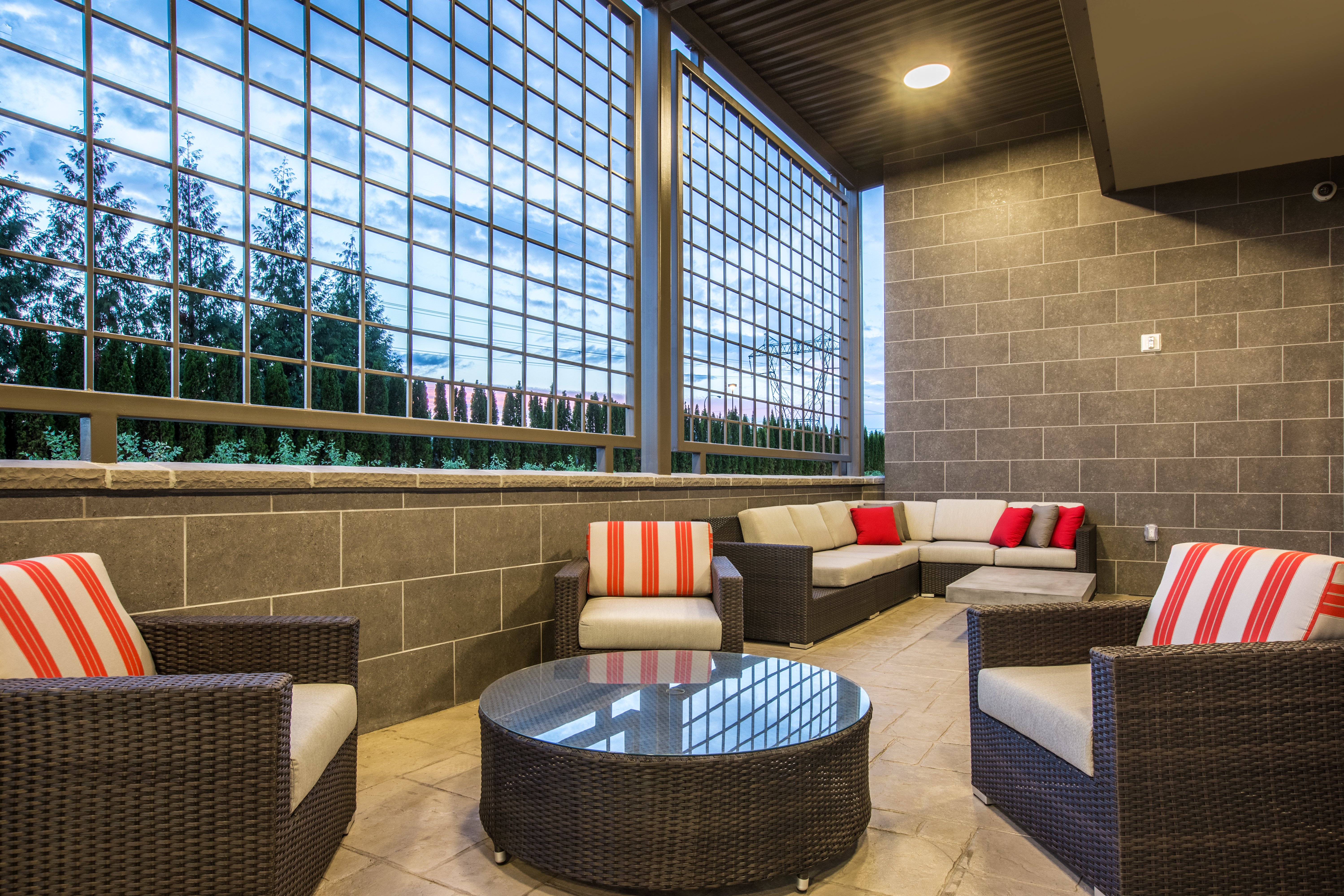 Our patio is perfect for unwinding with friends or colleagues