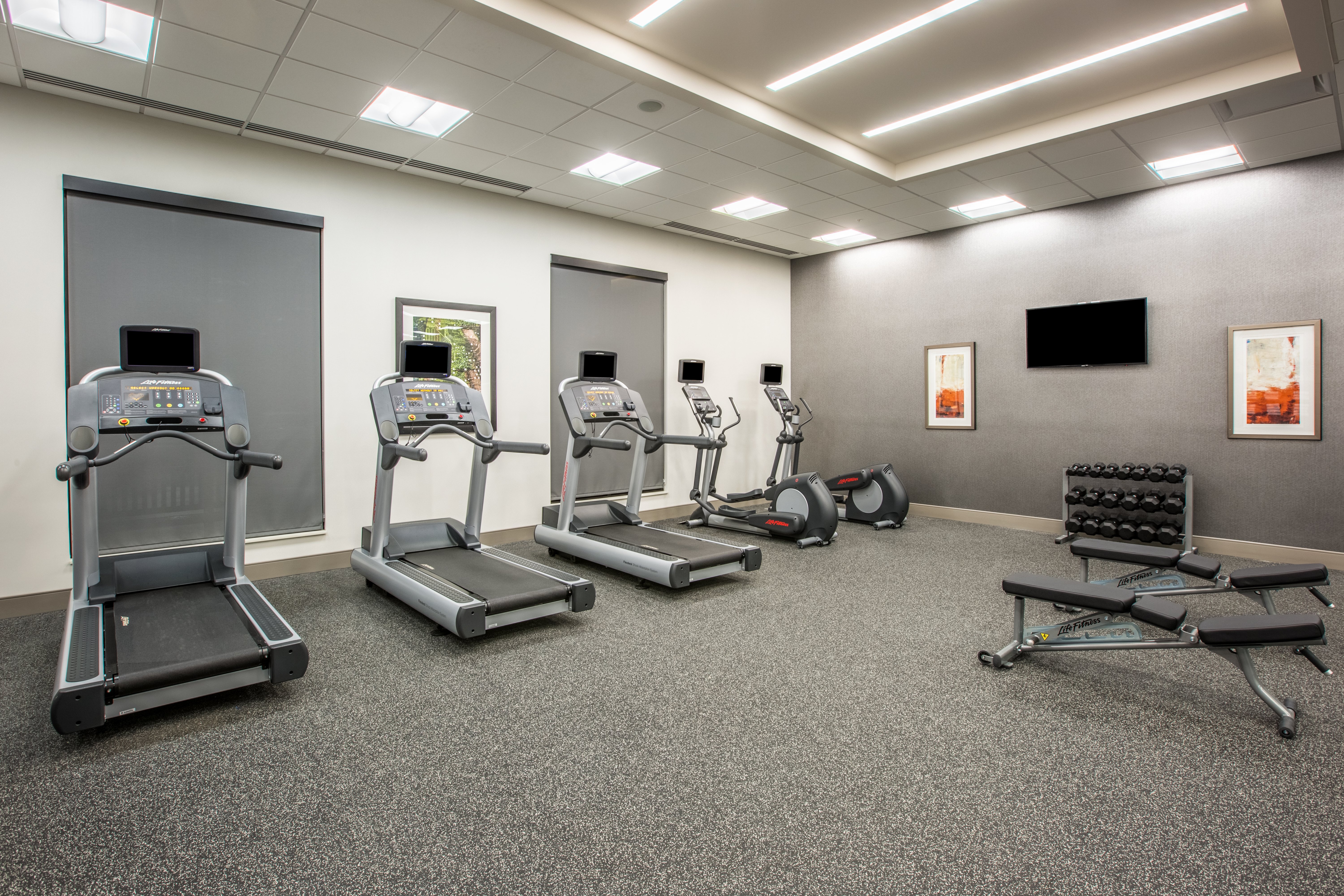 Our fitness center features state-of-the-art cardio equipment