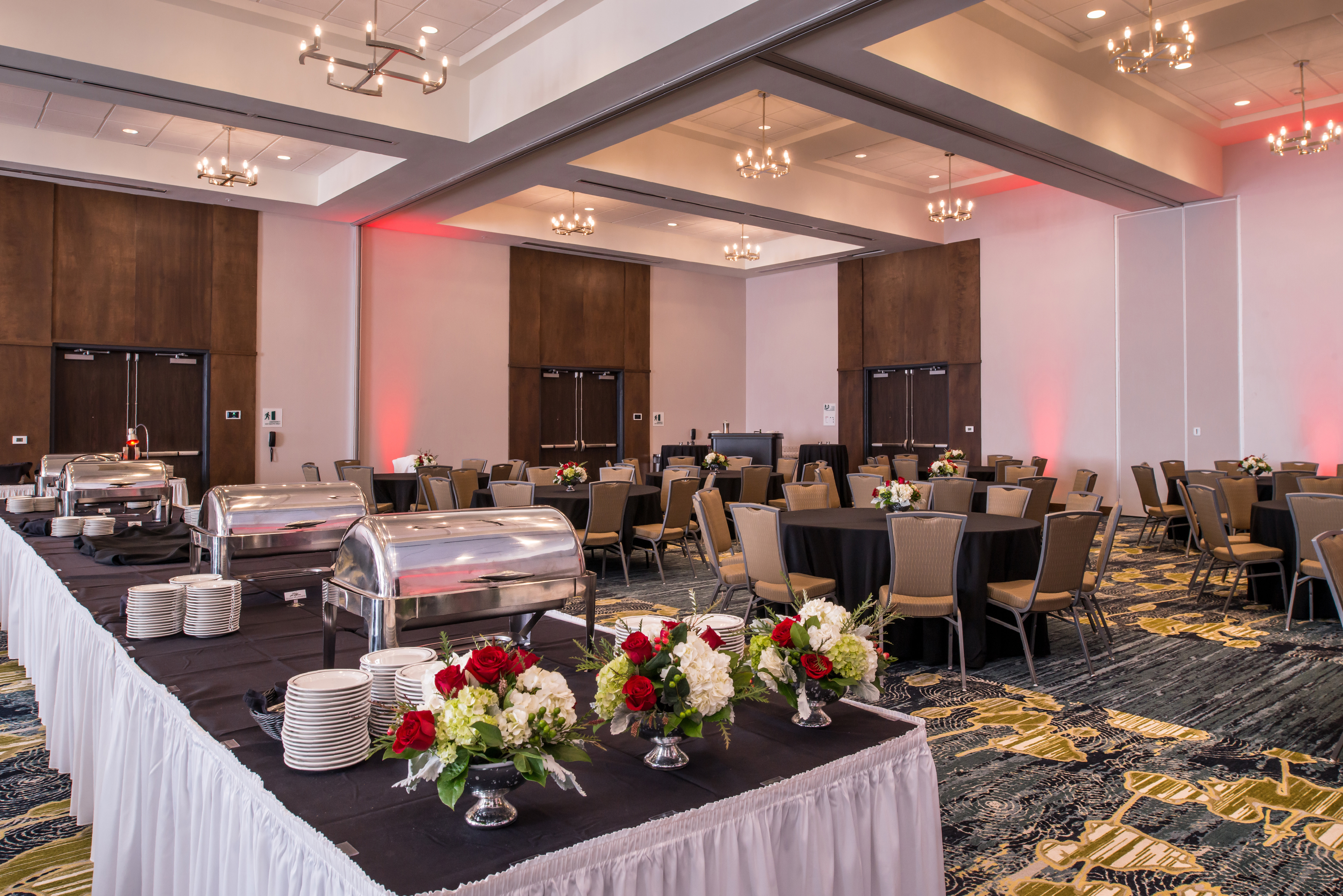 Our venues can handle up to 350 guests.