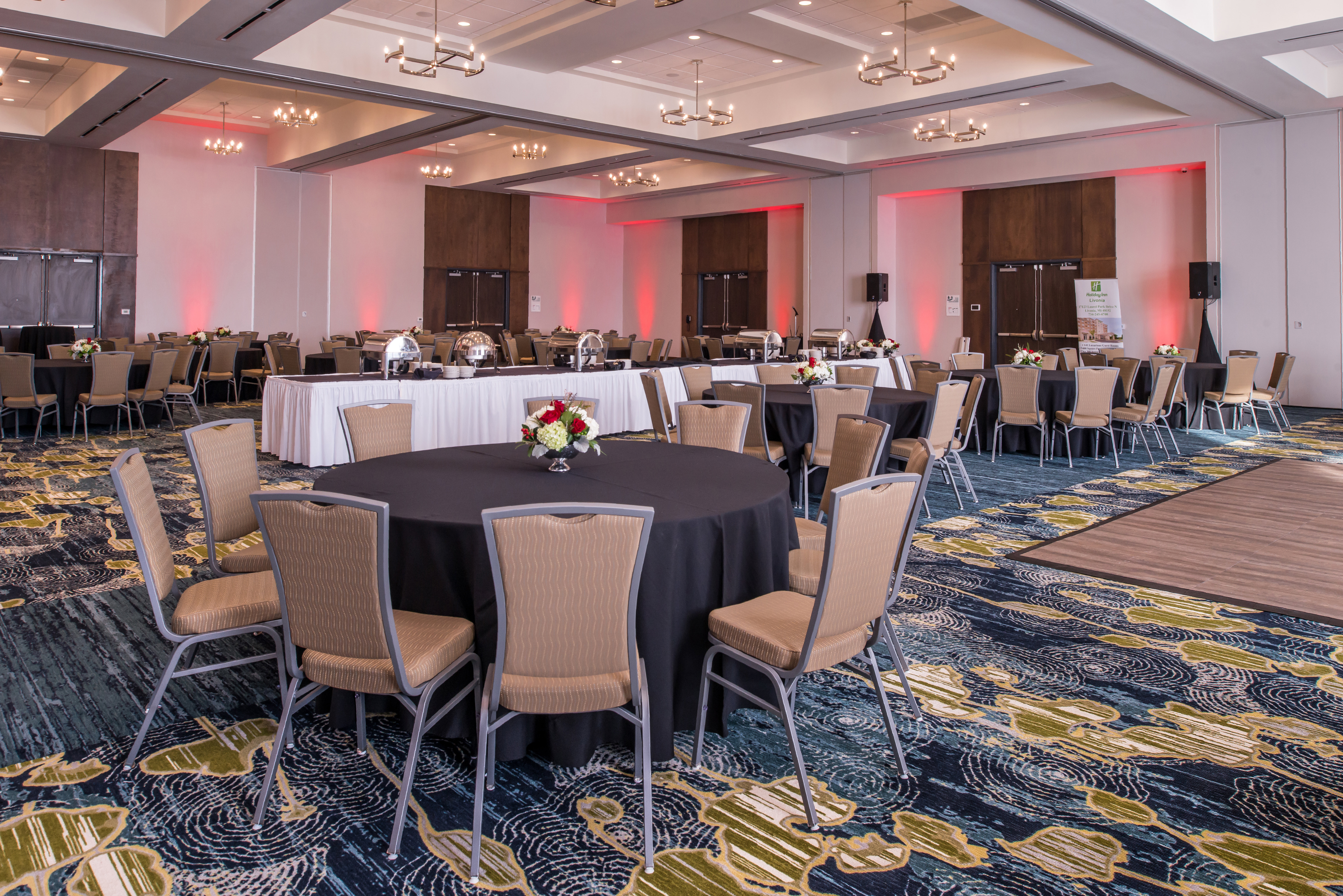 An elegant space perfect for social and business events.