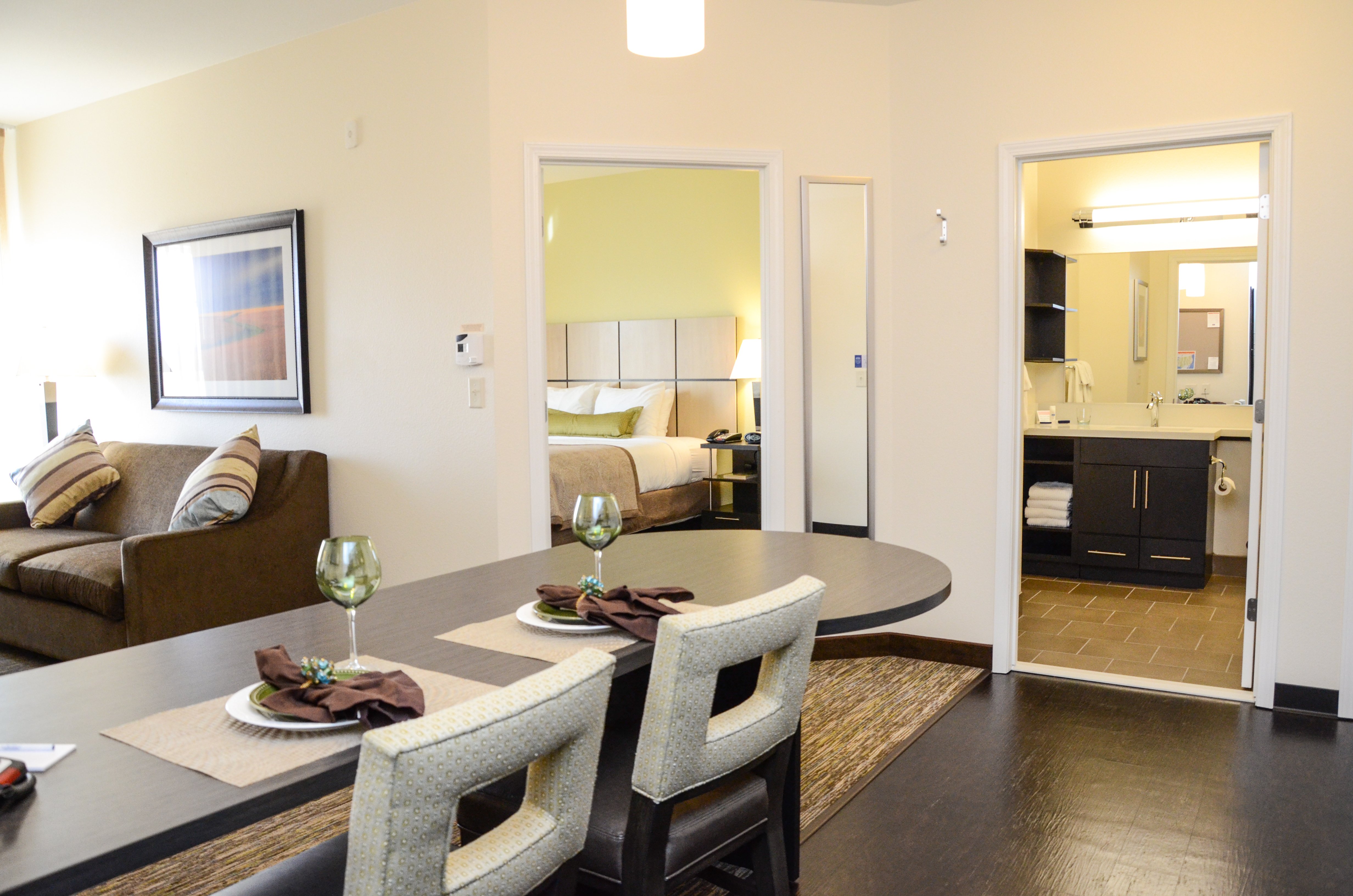 Spacious rooms at the Candlewood Suites in Greeley