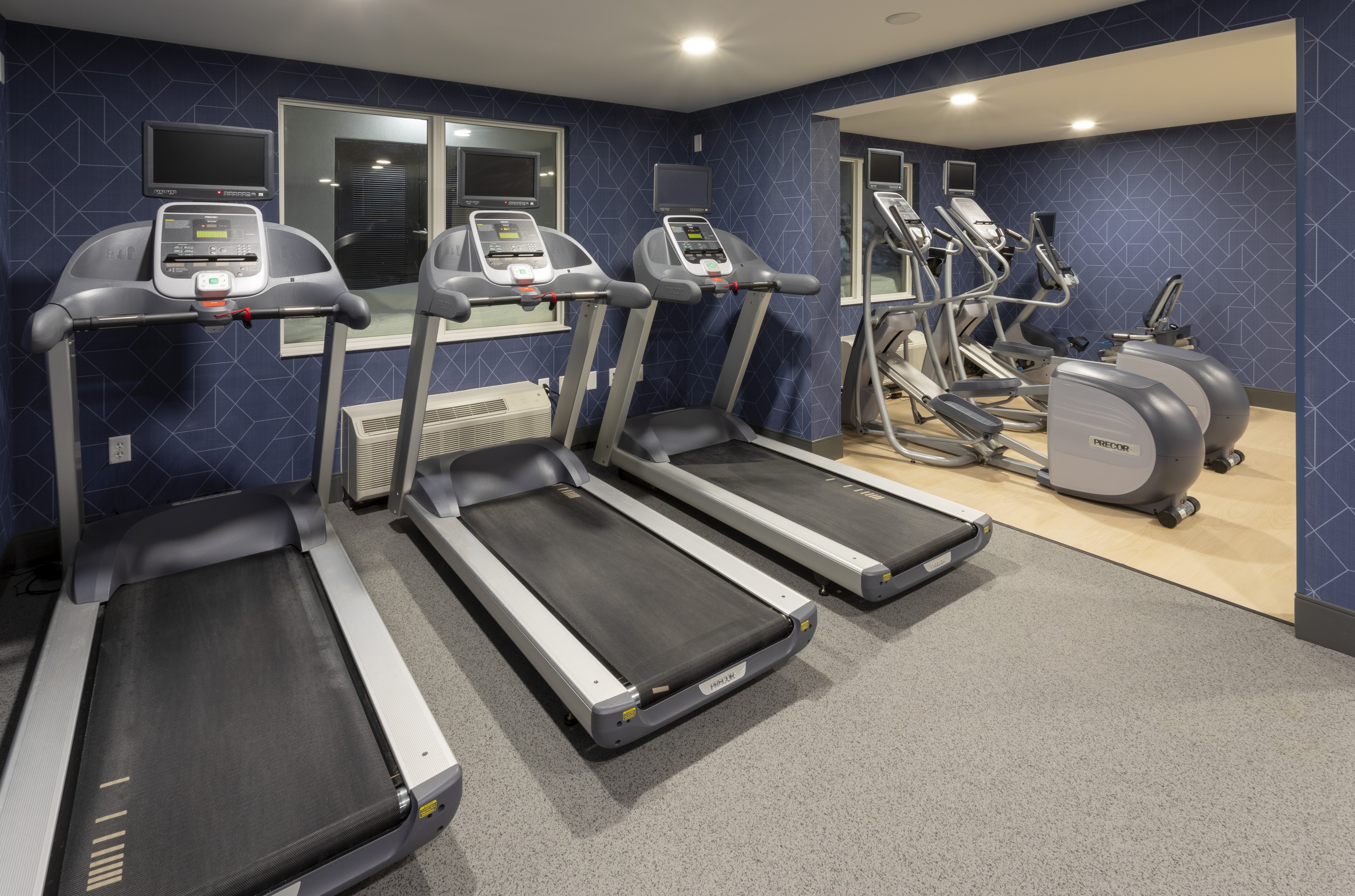 State-of-the-art fitness equipment in our expanded fitness center