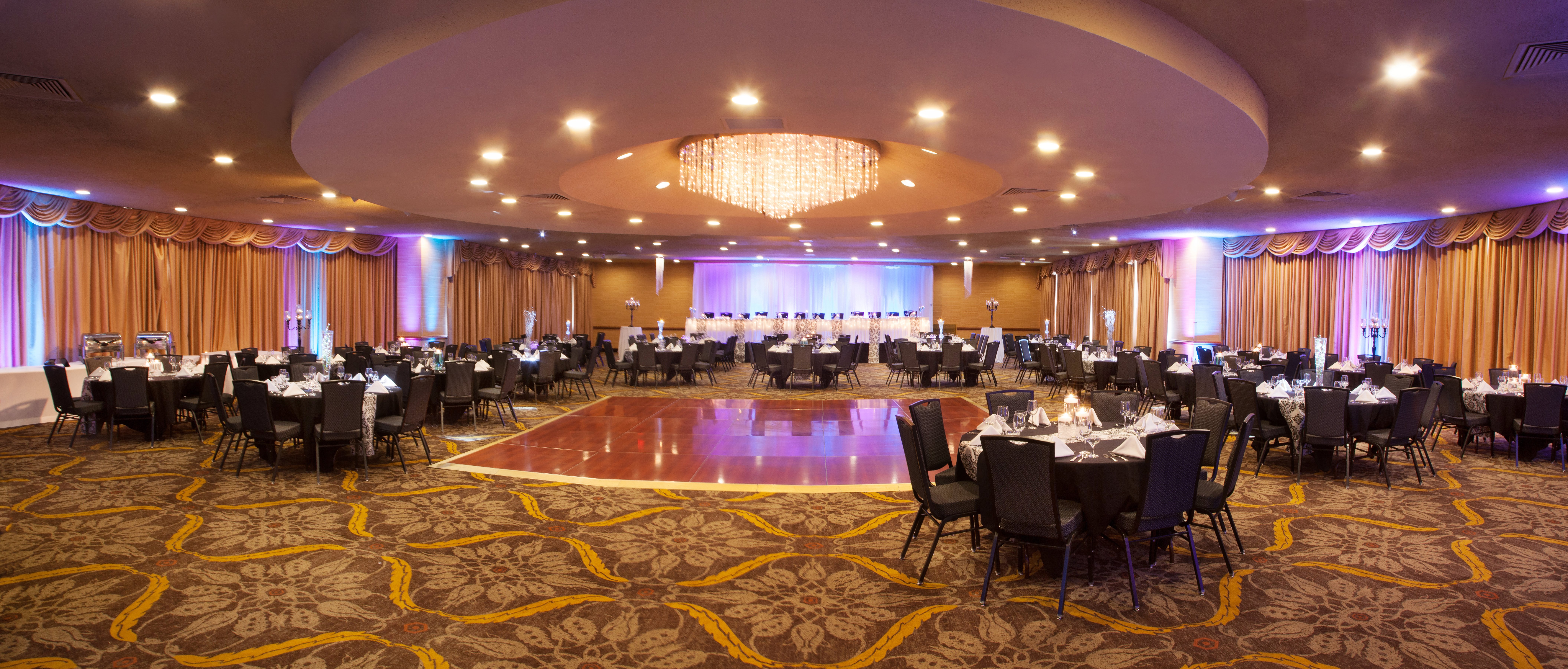 We are ready for your event in our beautiful ballroom