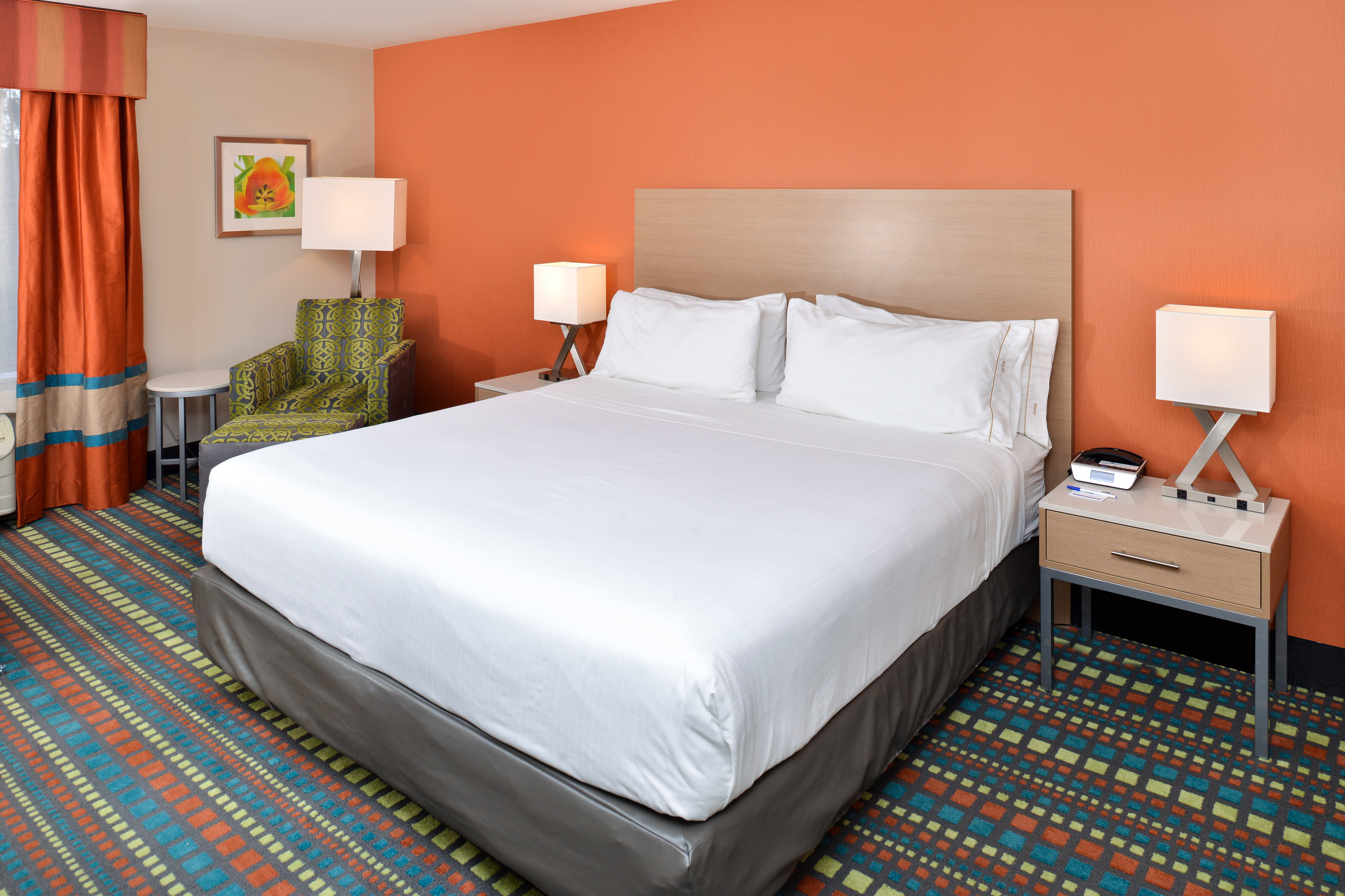 Our standard king guest room is perfect for corporate travelers