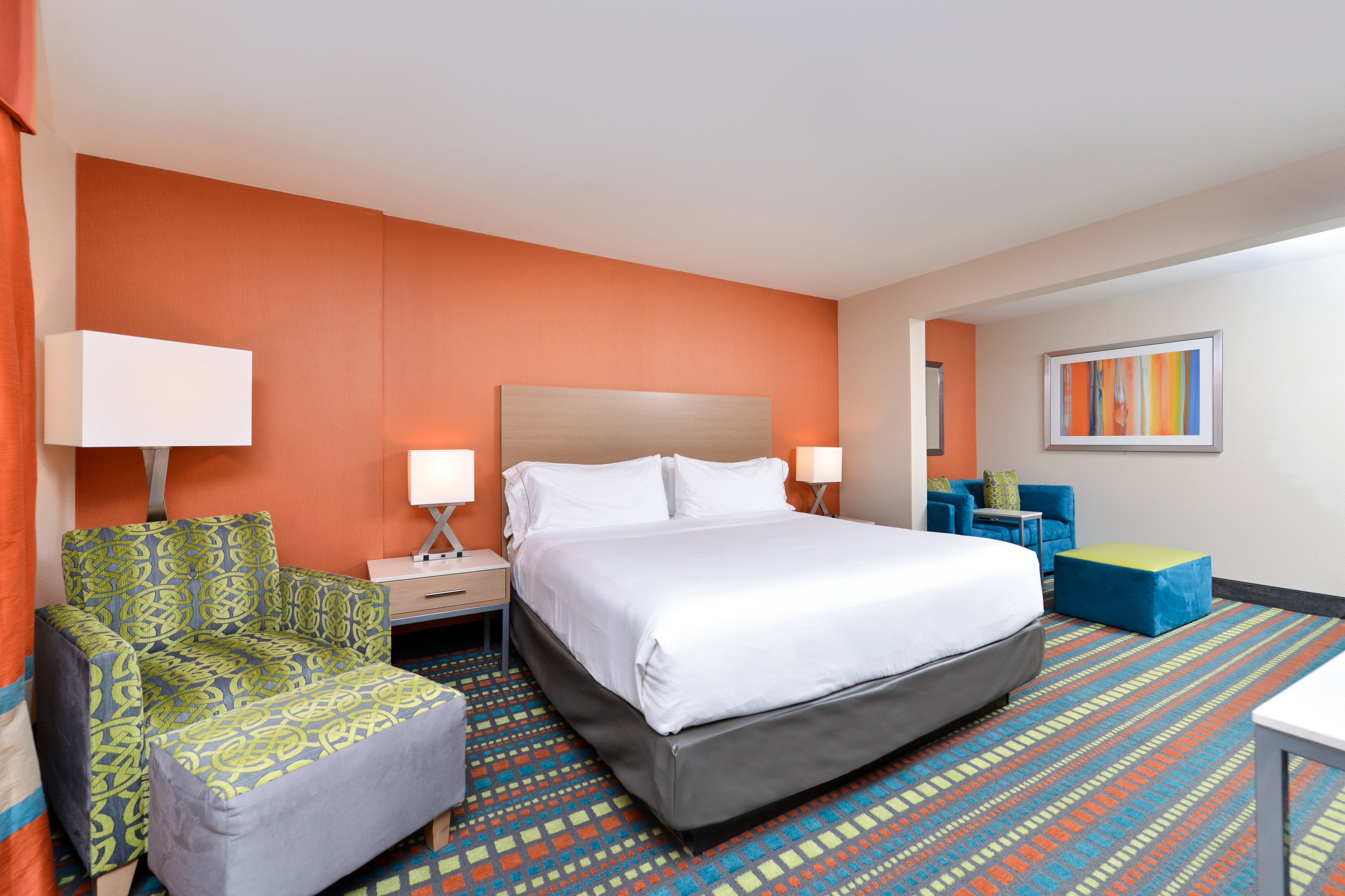 Corporate travelers love the extra space this room provides. 