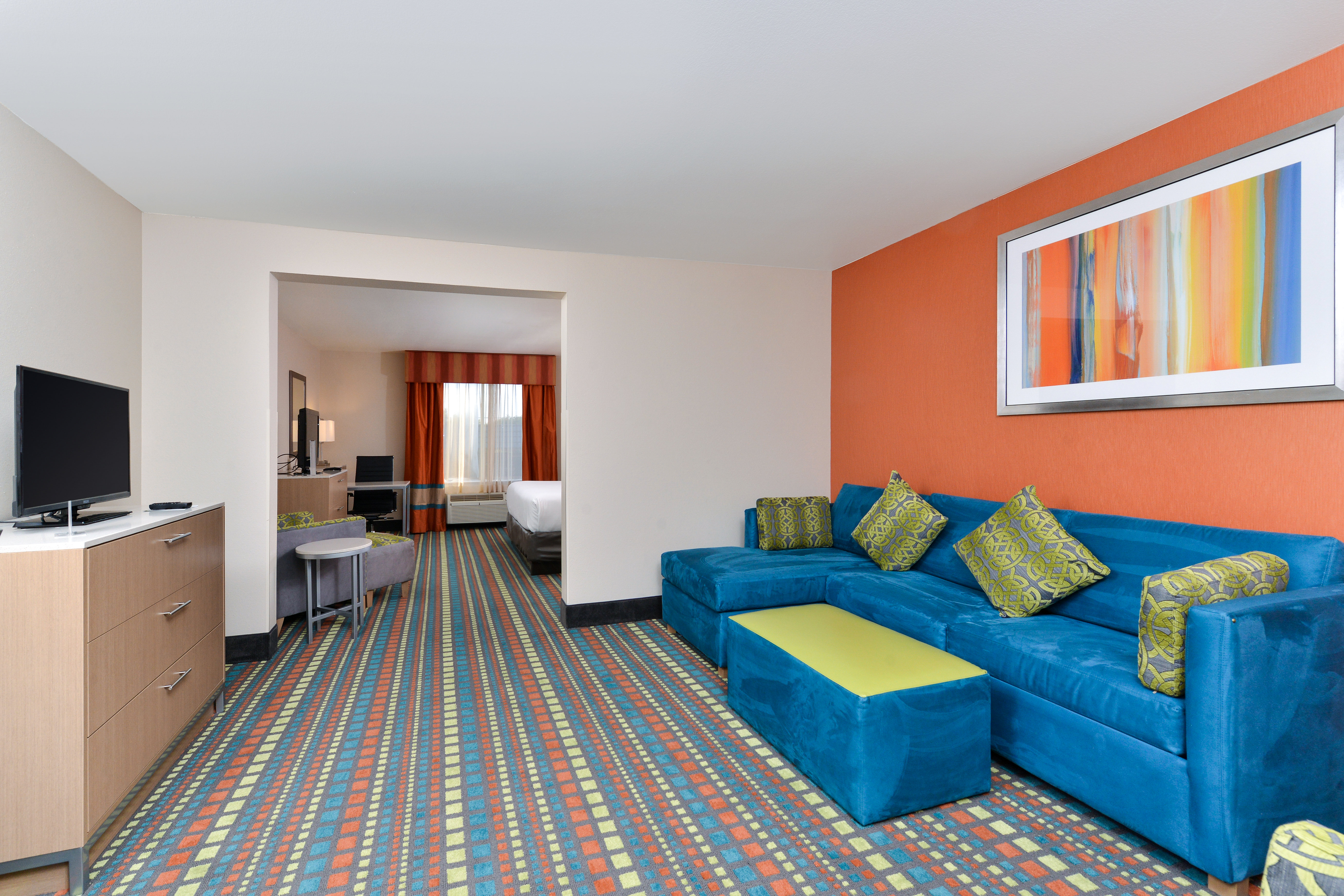 Enjoy extra living space in our executive suites.