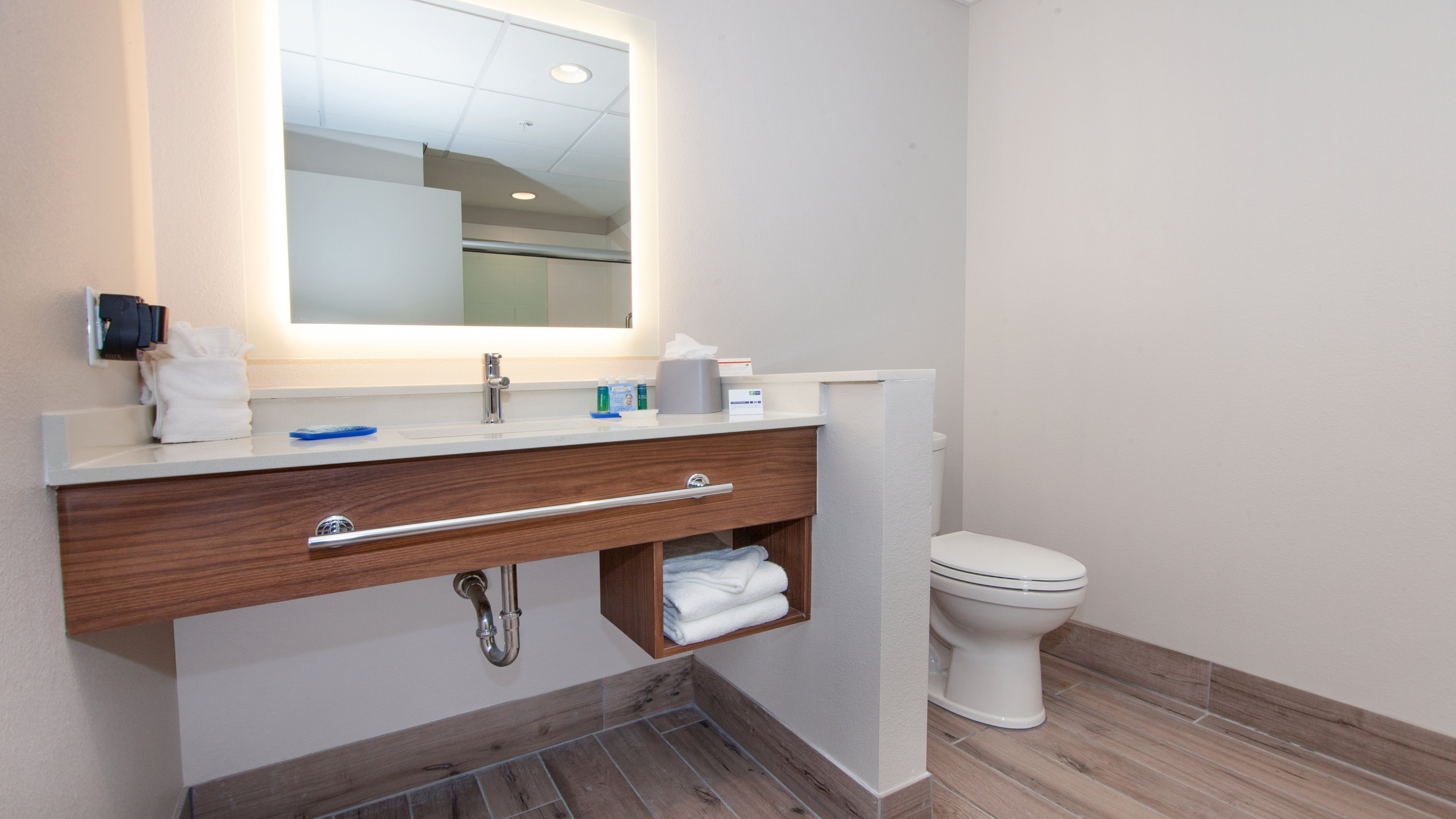 Relax in our modern guest bathrooms