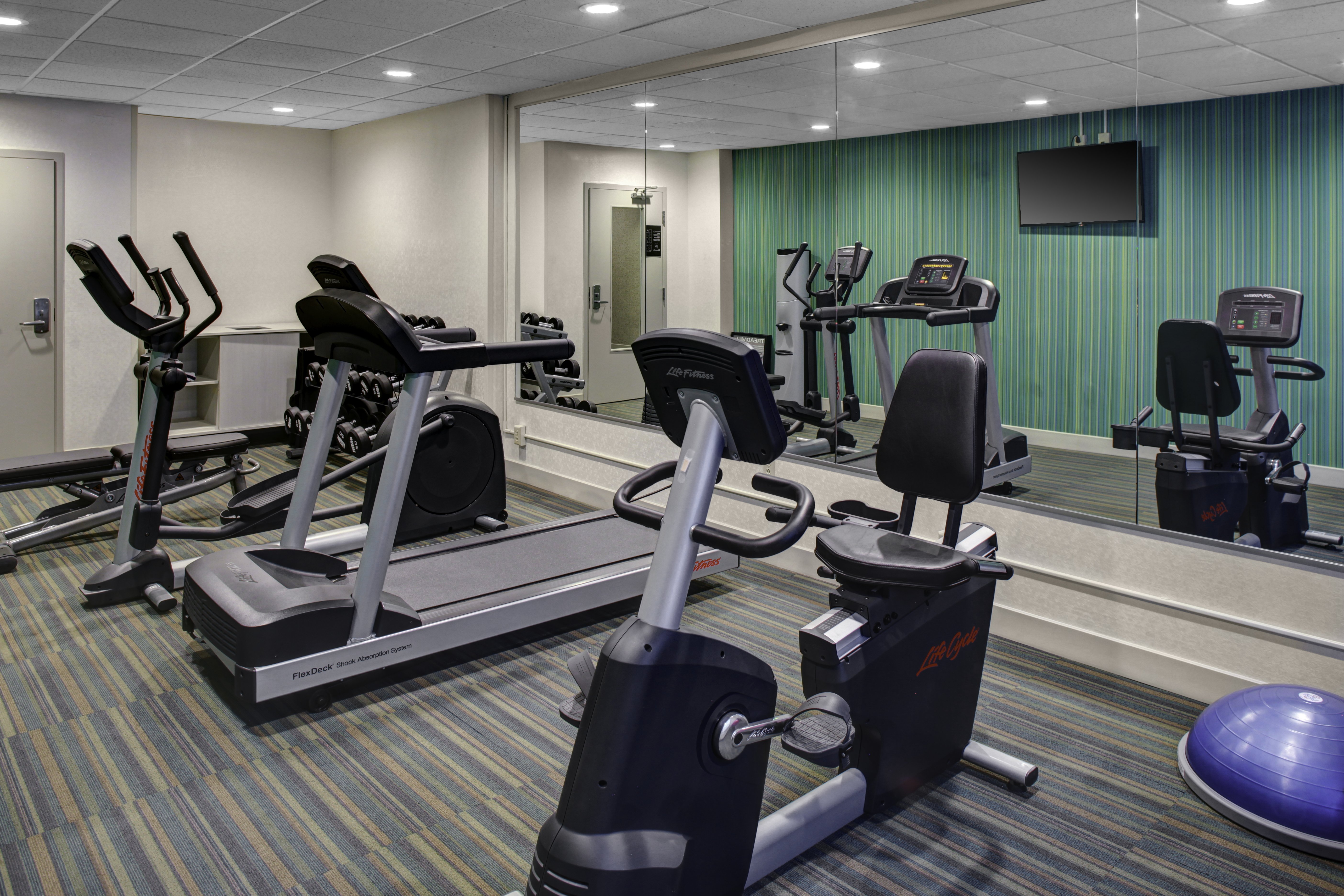 Stay Fit With Our Spacious Fitness Center!!