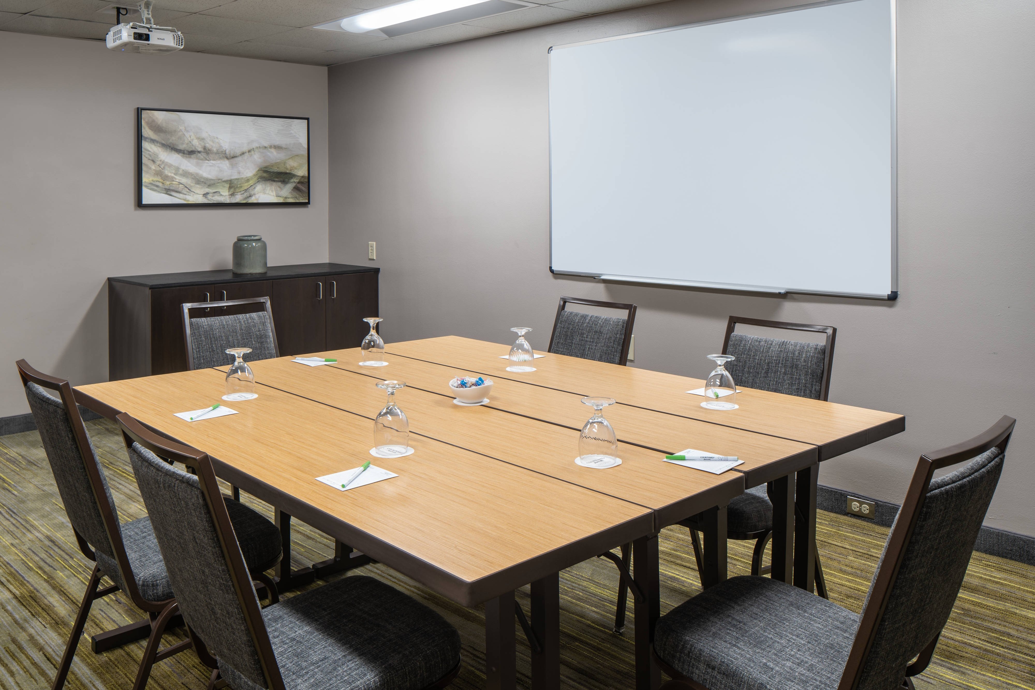 Meeting Room D - Boardroom Setup