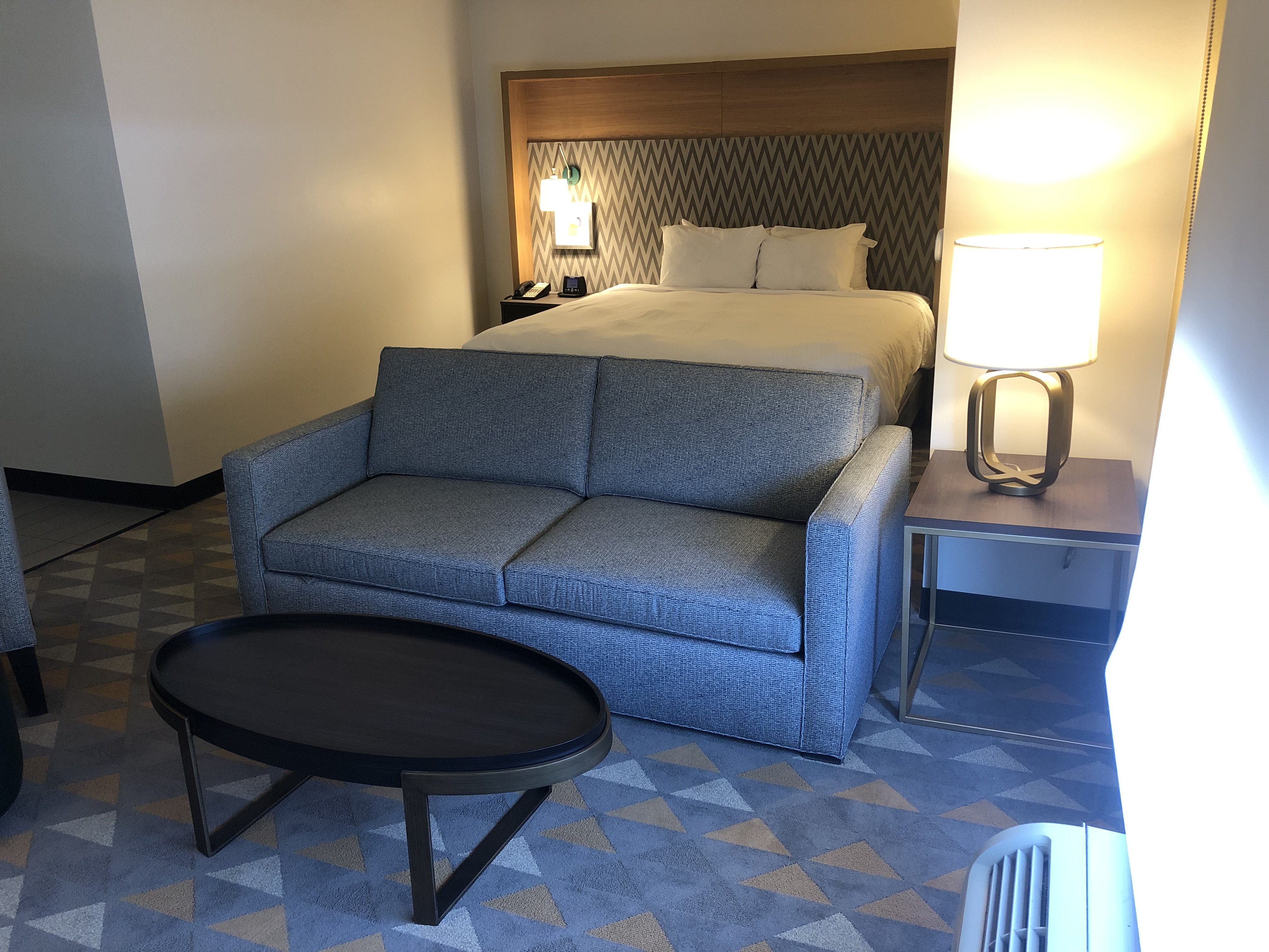 Make yourself at home in our King with sleeper sofa guest rooms.