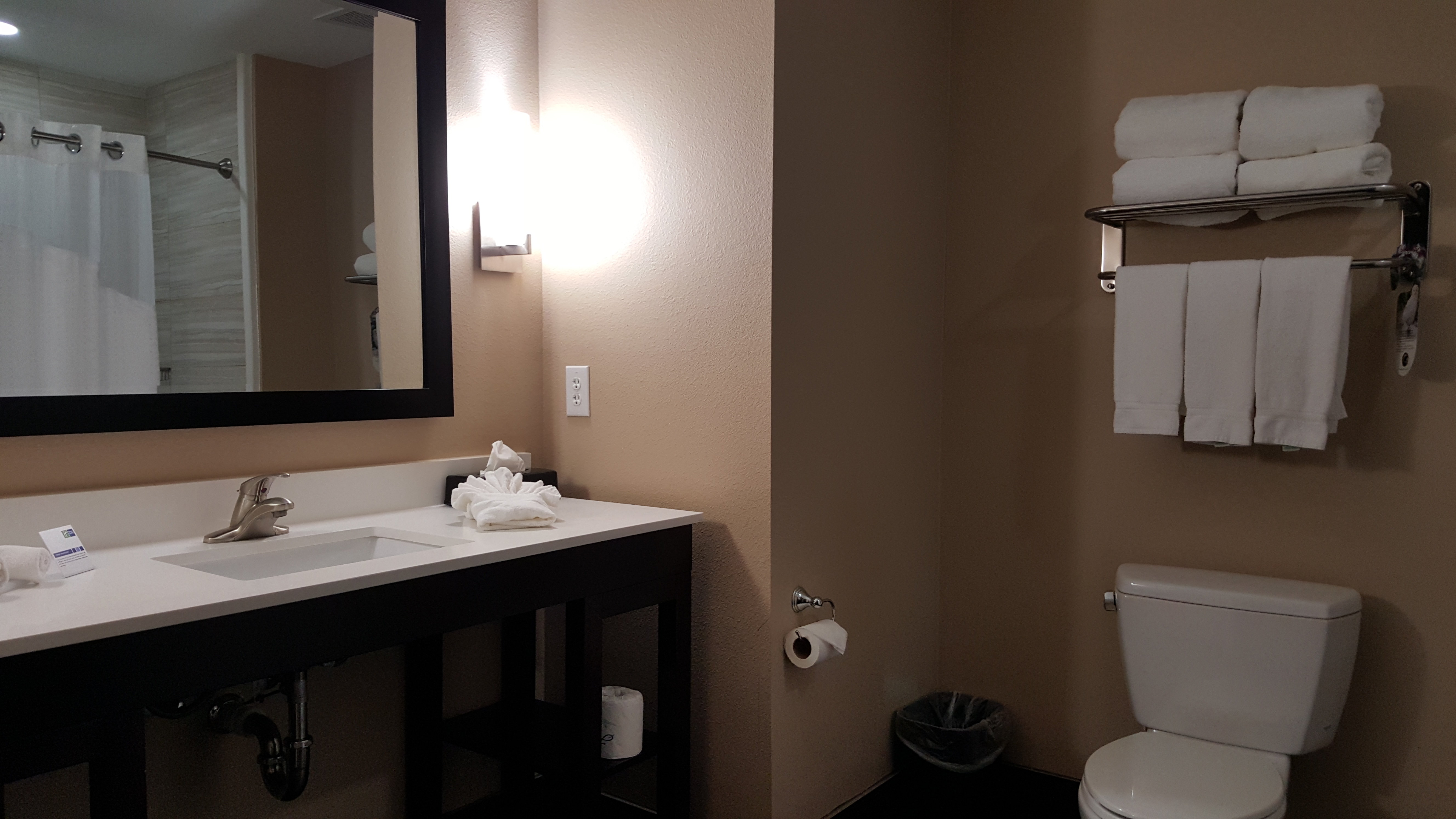 HOLIDAY INN EXP STES HUMBLE BY IHG-guestroom-Spacious bathroom vanities featuring J.R. Watkins products.jpg