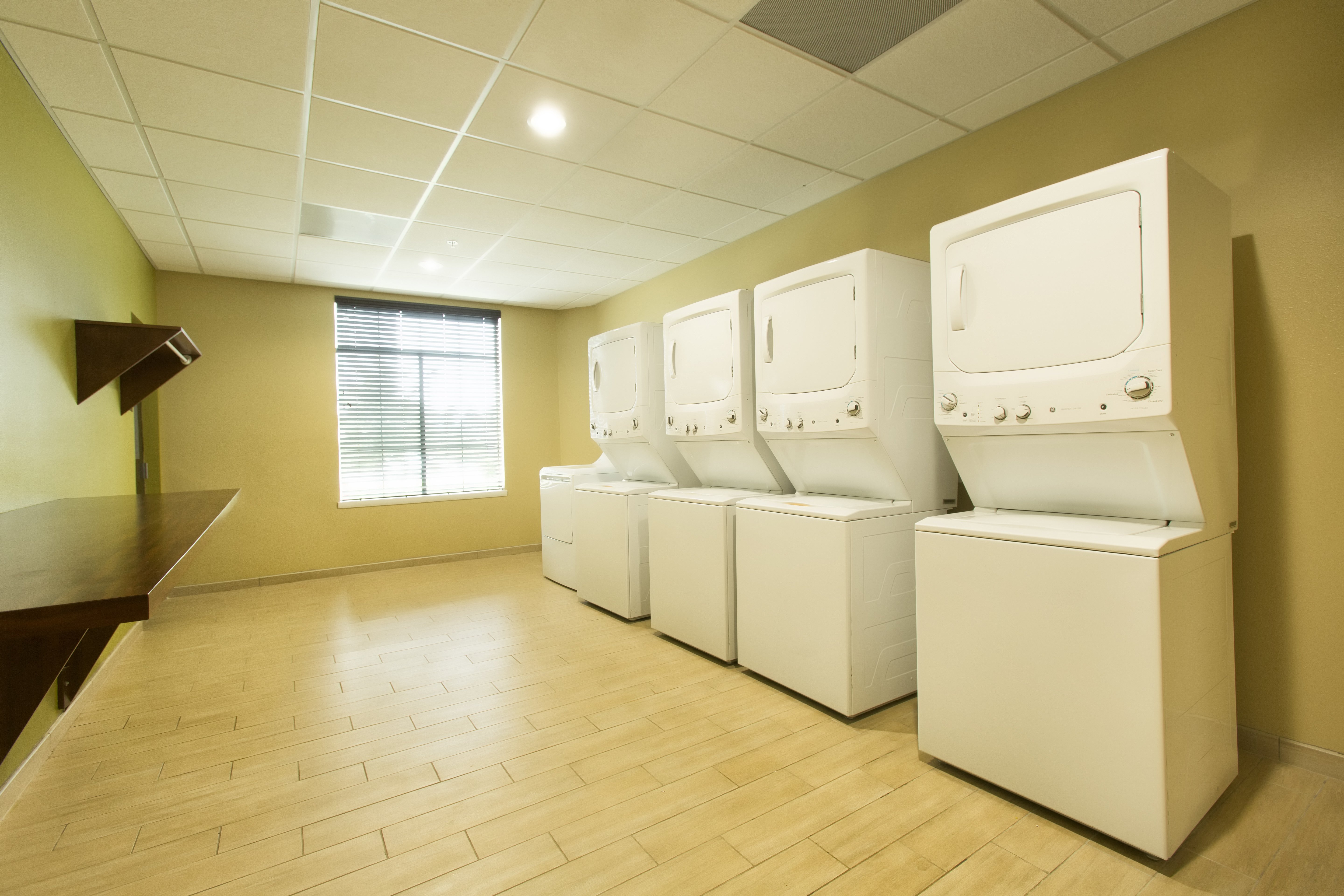 Our newly remodeled laundry room is open 24 hours