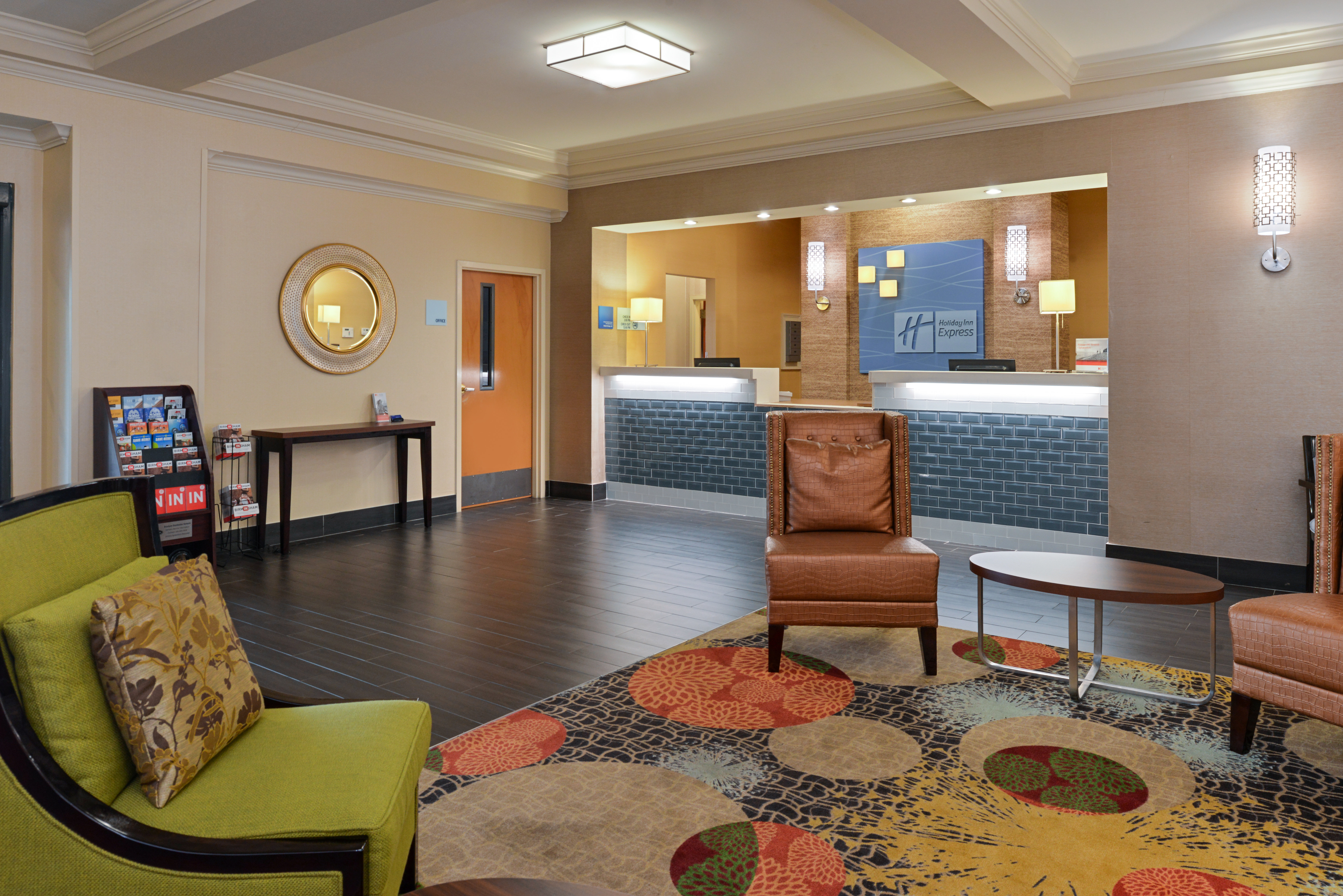 Welcoming Lobby Lounge at Holiday Inn Express Bessemer