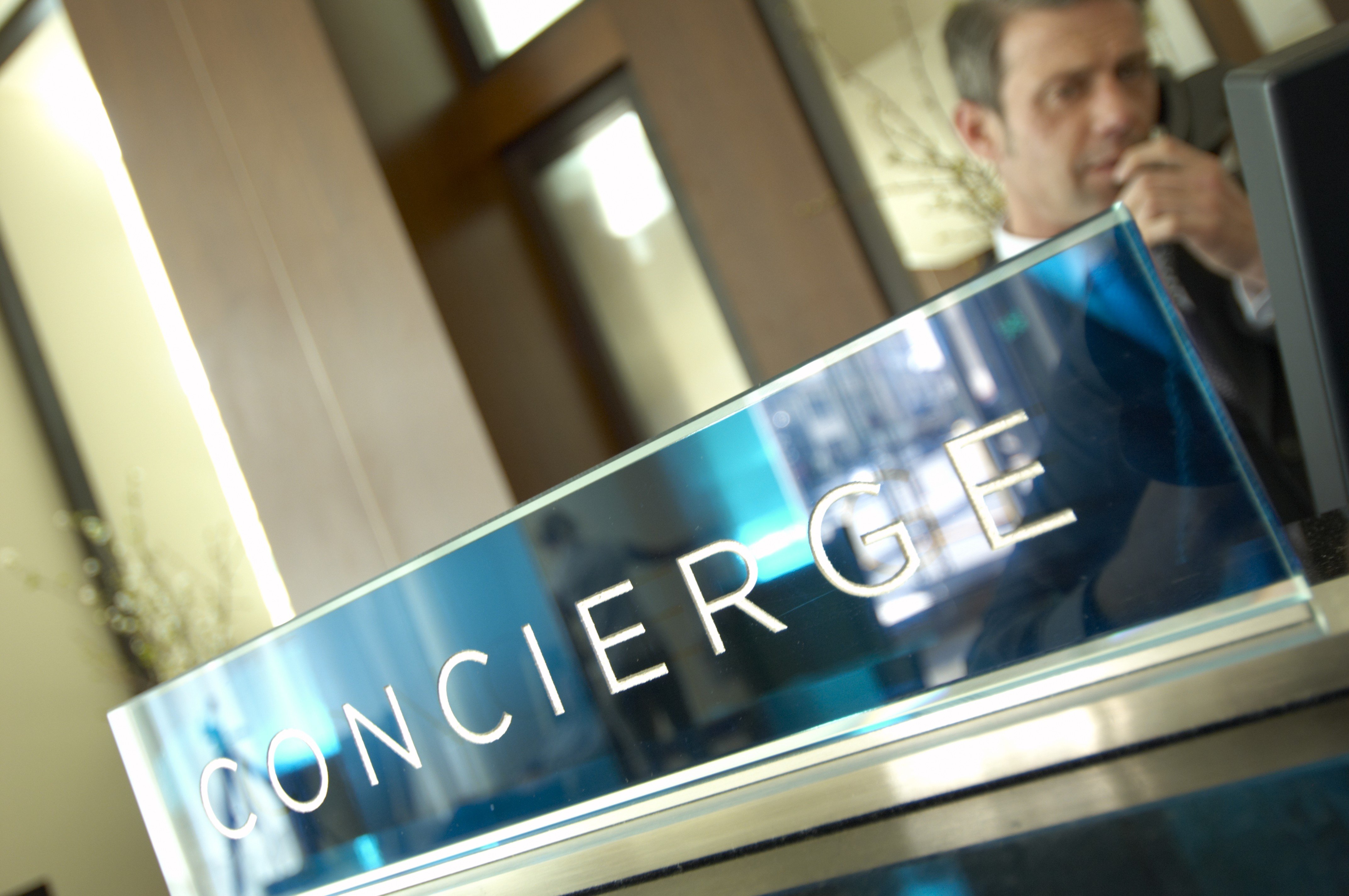 Concierge Staff on Duty in our Lobby