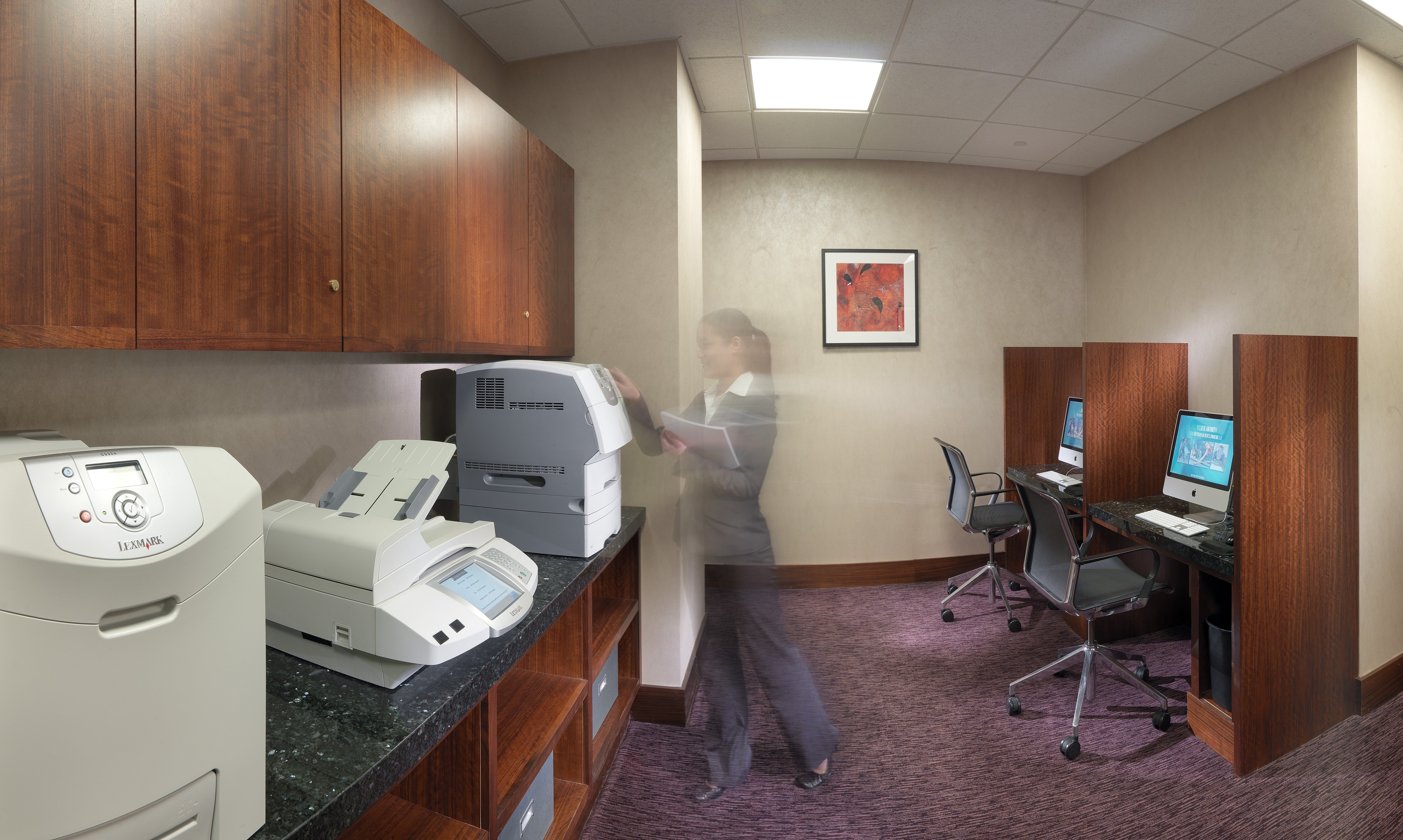 Business Center - Print, Copy, Fax and other services.