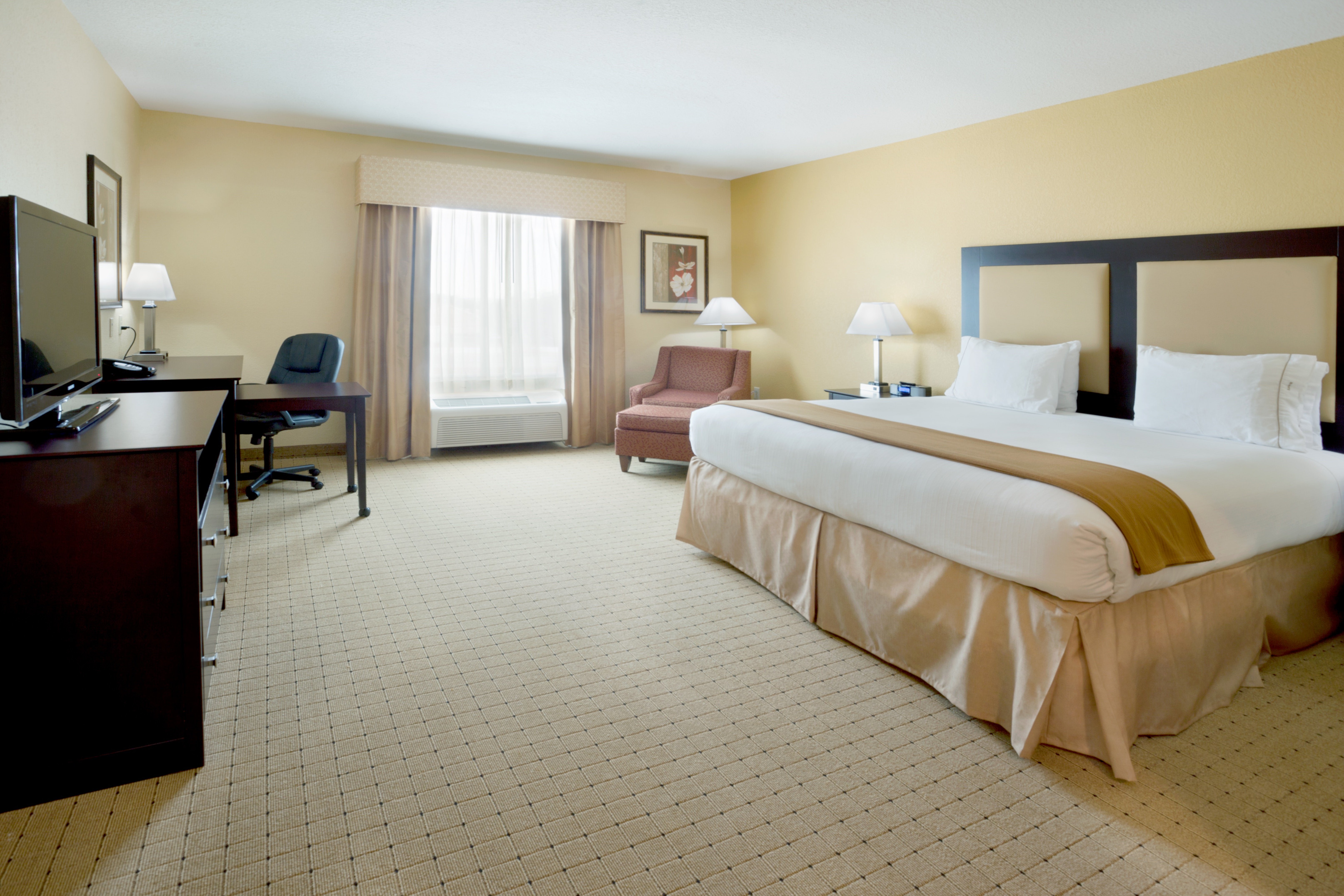 HOLIDAY INN EXP STES GEORGETOW BY I-guestroom-King Bed Executive with Extra Space and Walk In Shower.jpg