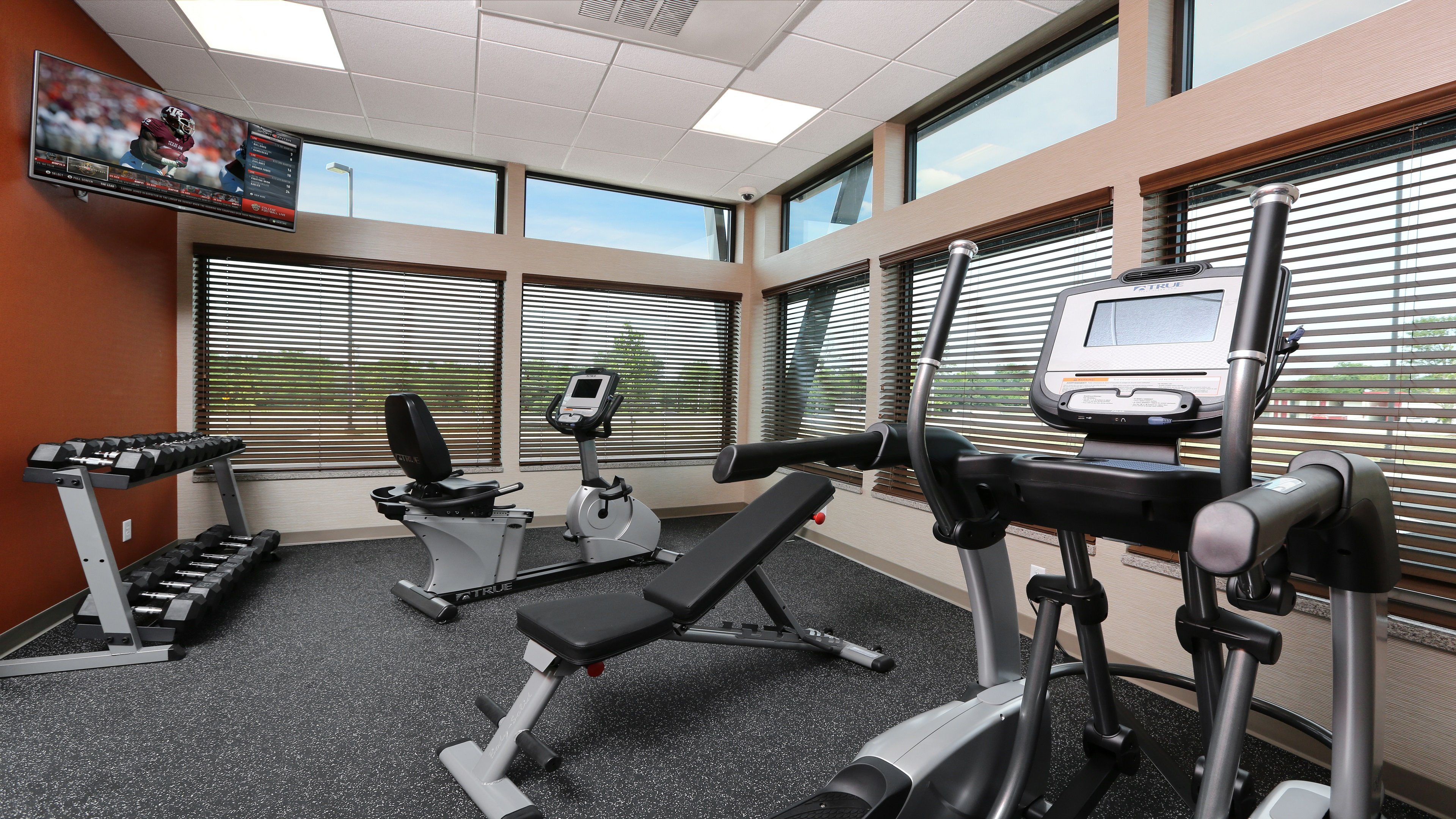 24 hour Fitness Center at Holiday Inn Express Moline Quad Cities 
