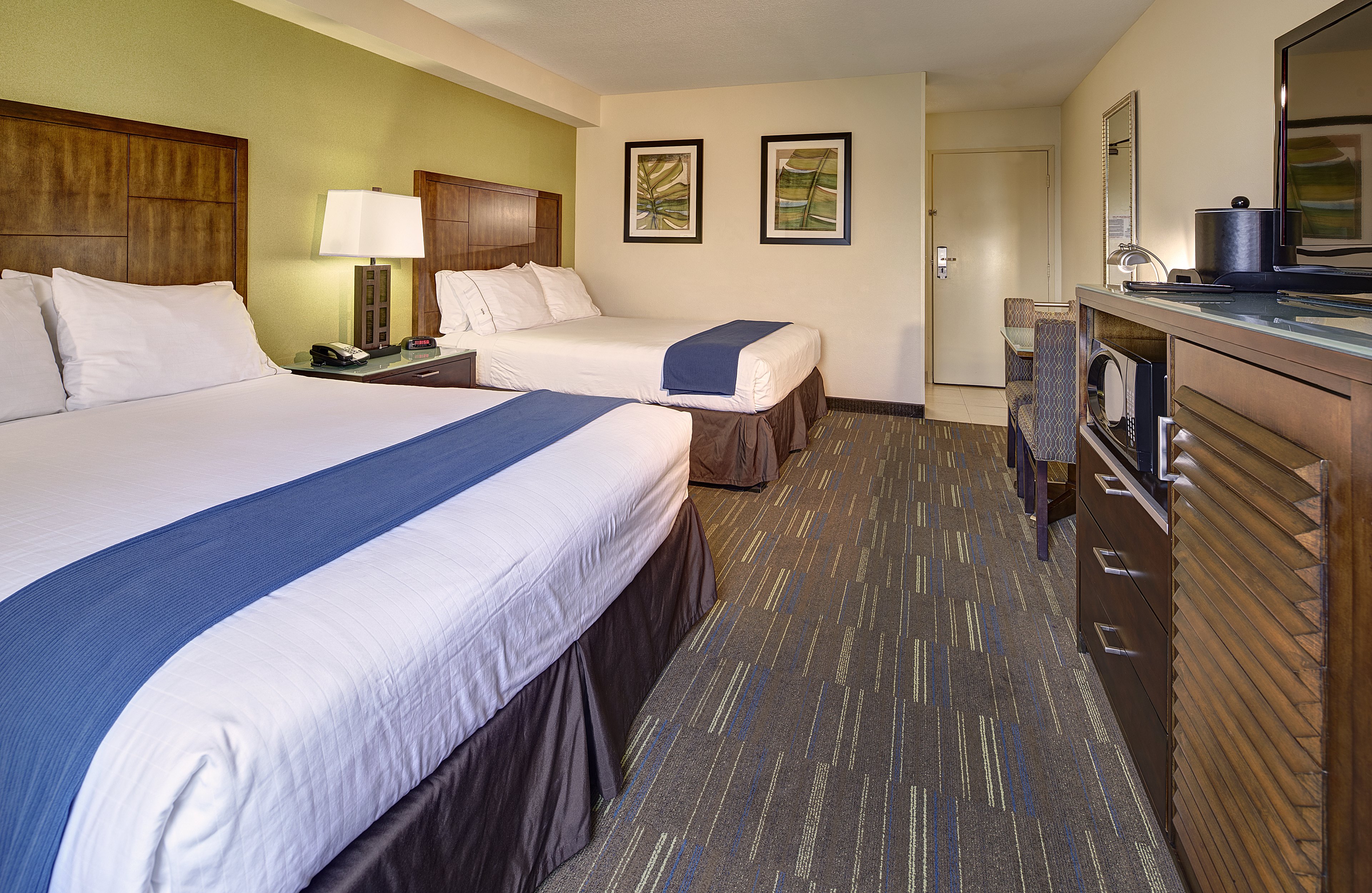 Our Two Queen Bed Room can comfortably sleep up to four guests.