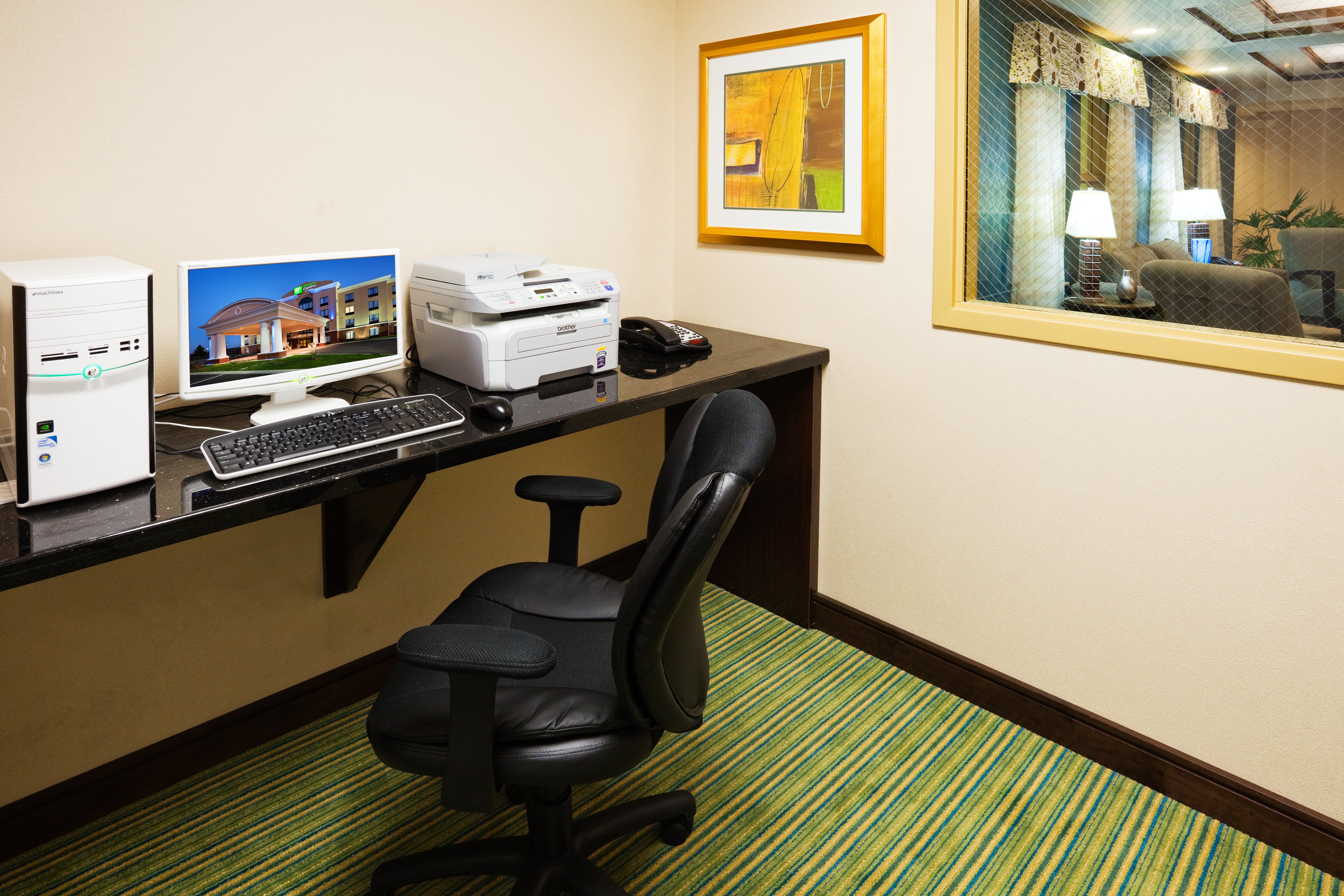 Complete your work in our business center!