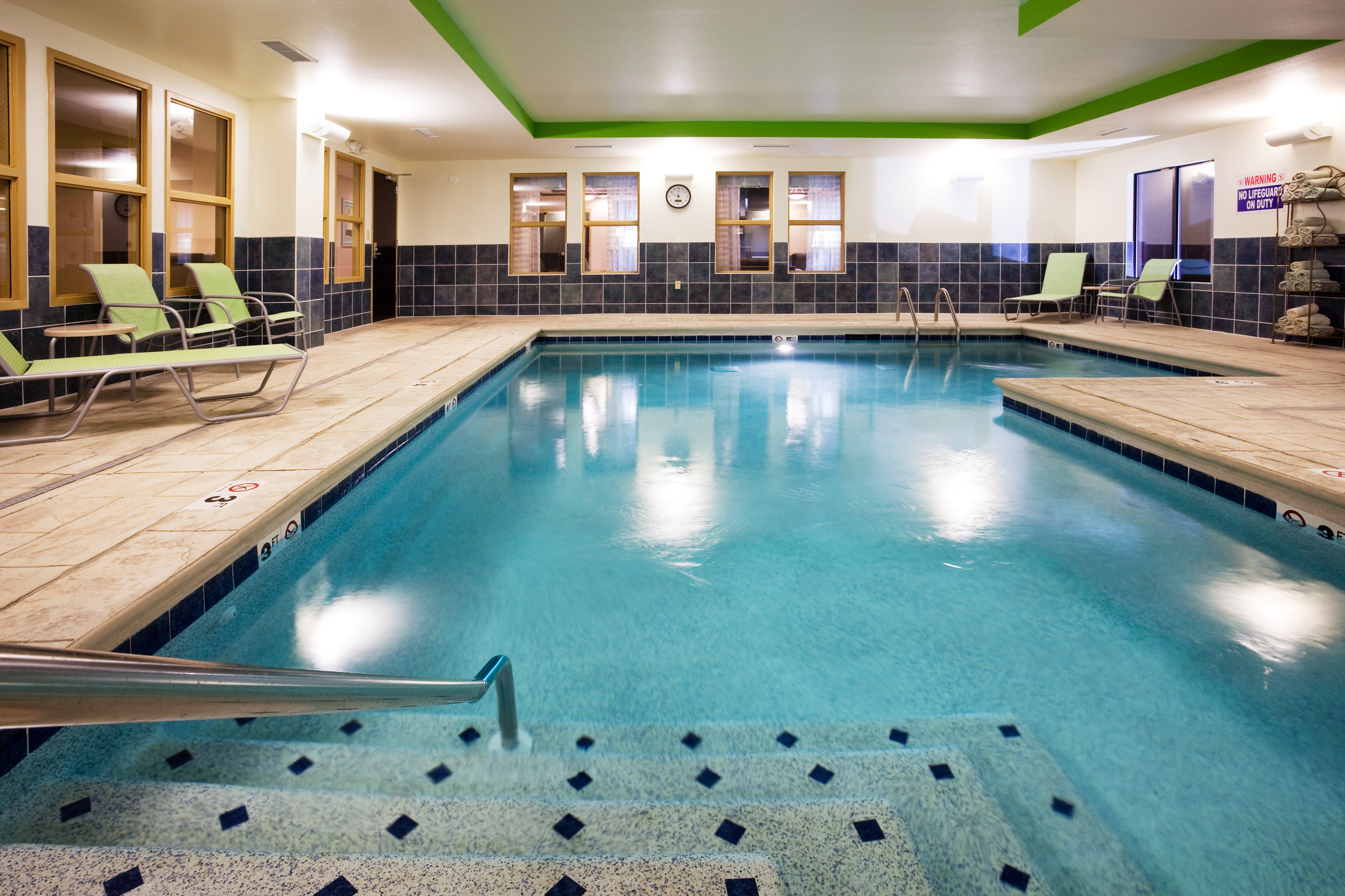 Have fun in our heated salt water pool!