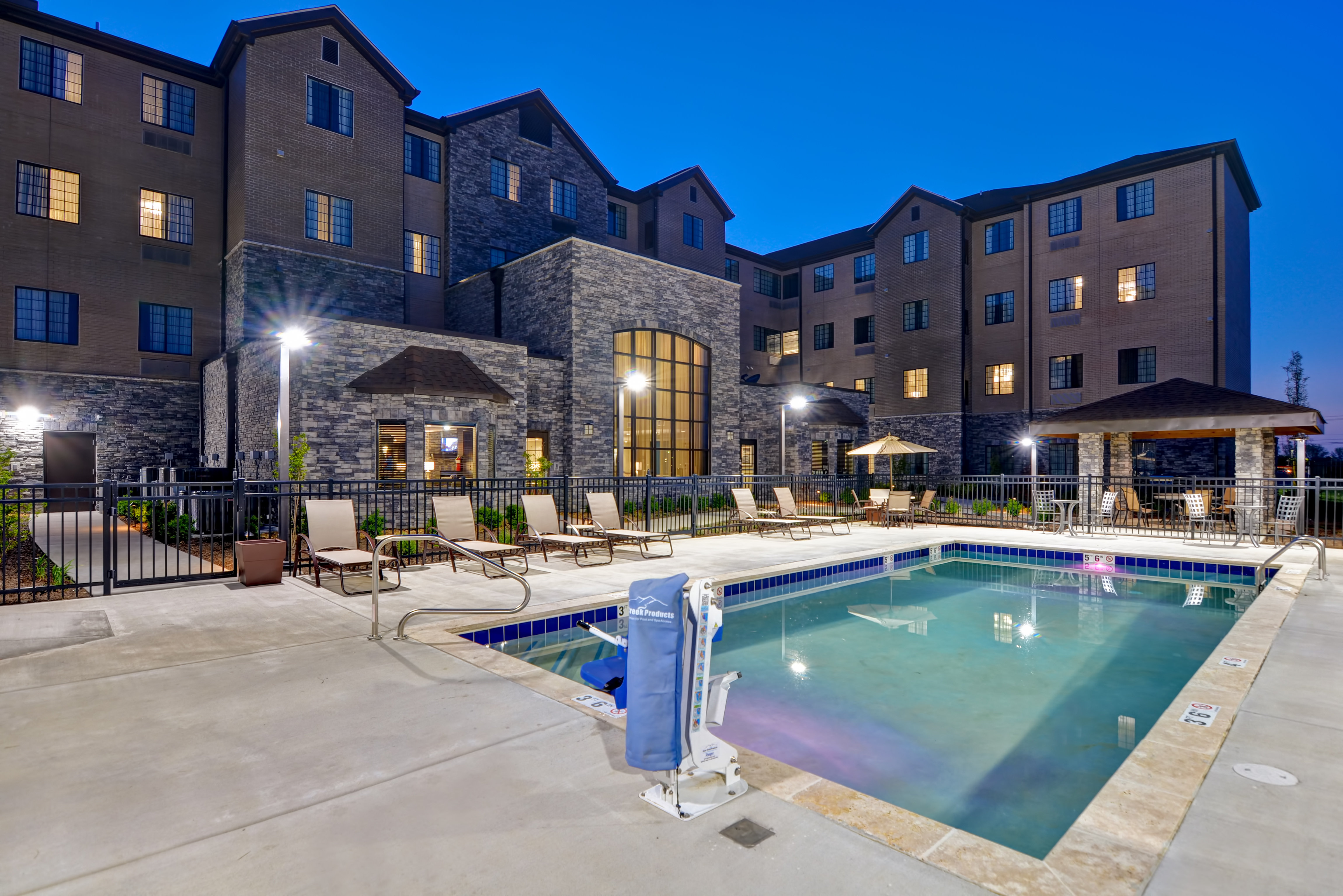 Have a morning or afternoon dip in our outdoor pool in Nashville.