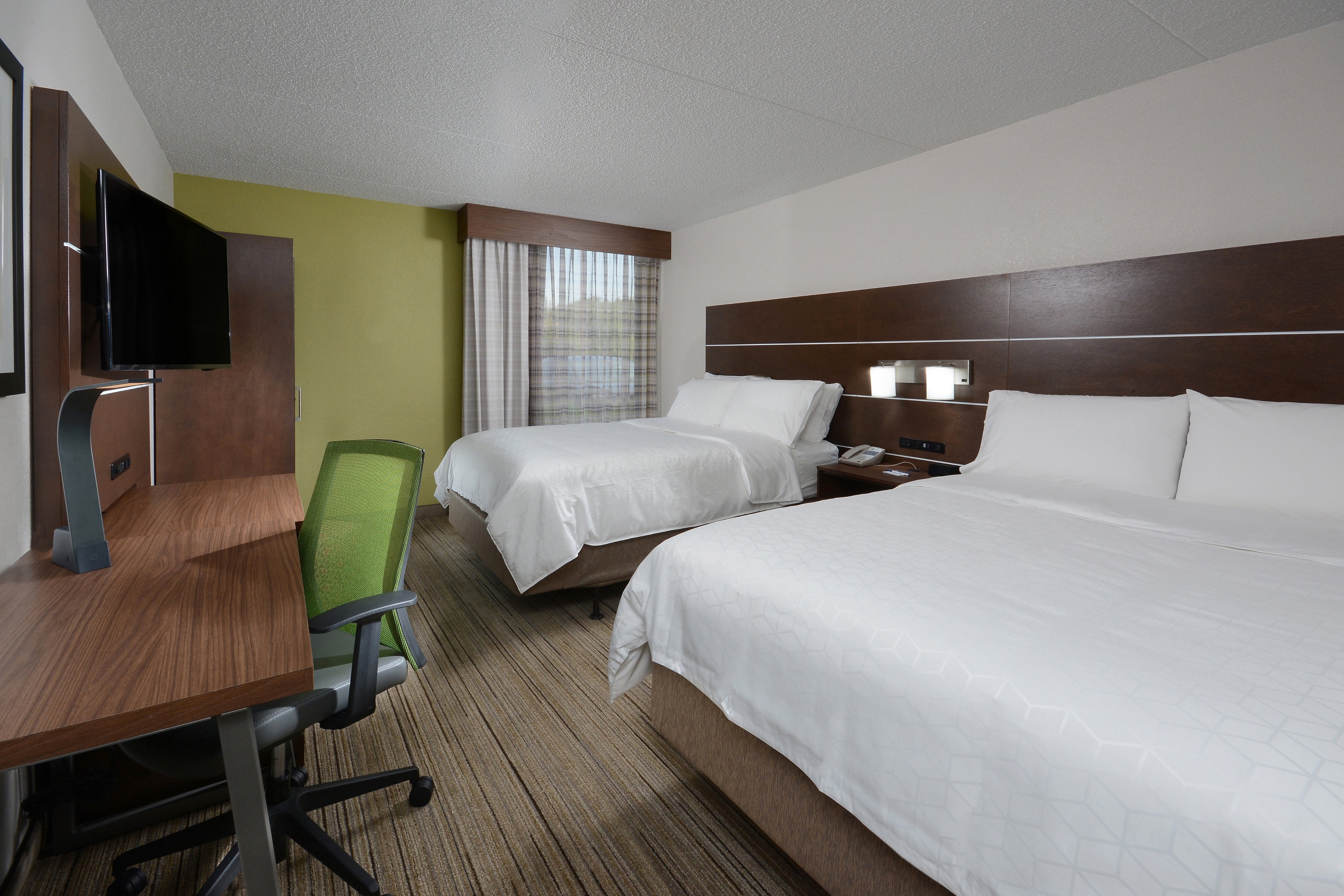 Our Danville, VA hotel queen rooms comfortable sleep four.