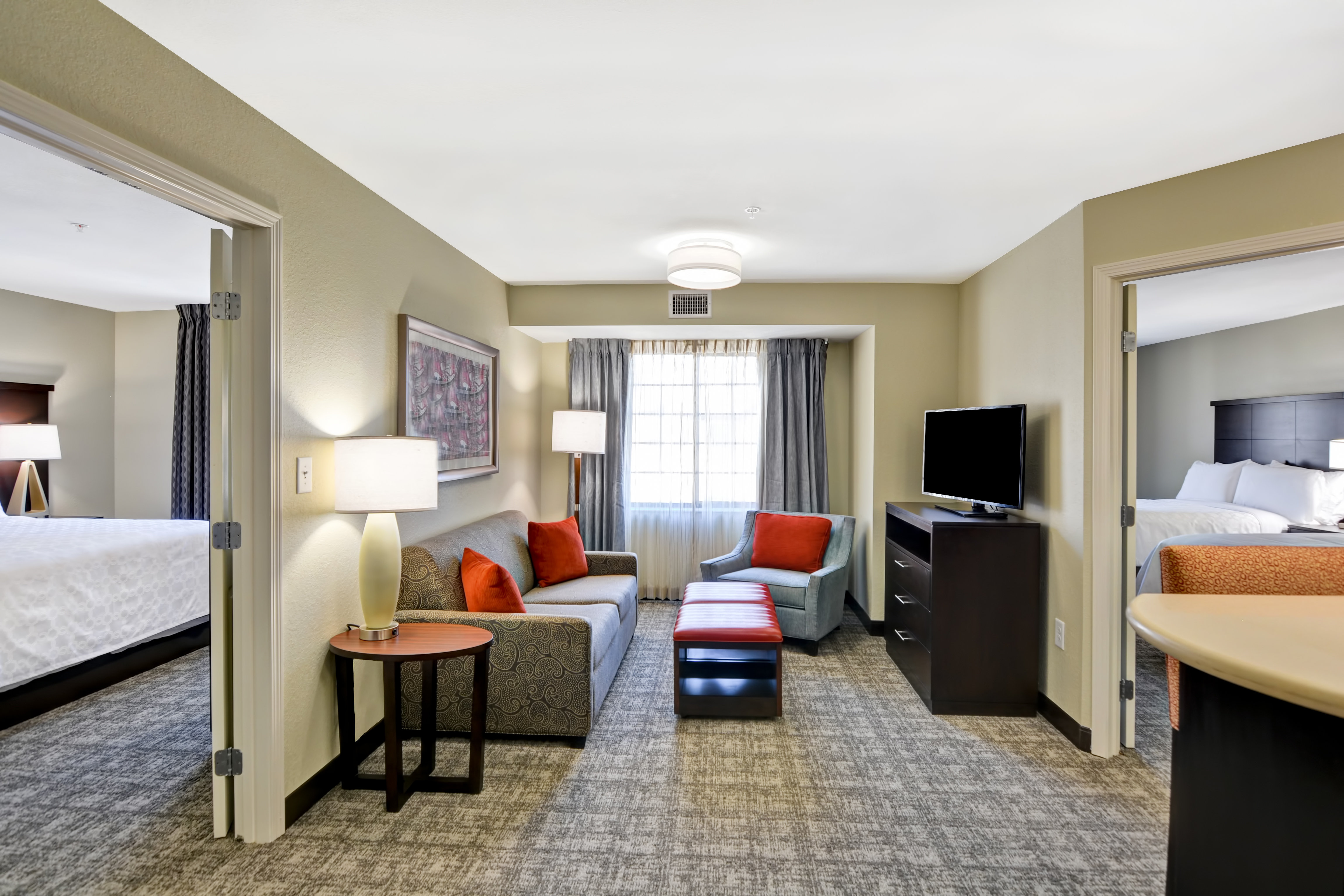 Our spacious two bedroom suite is great for families.