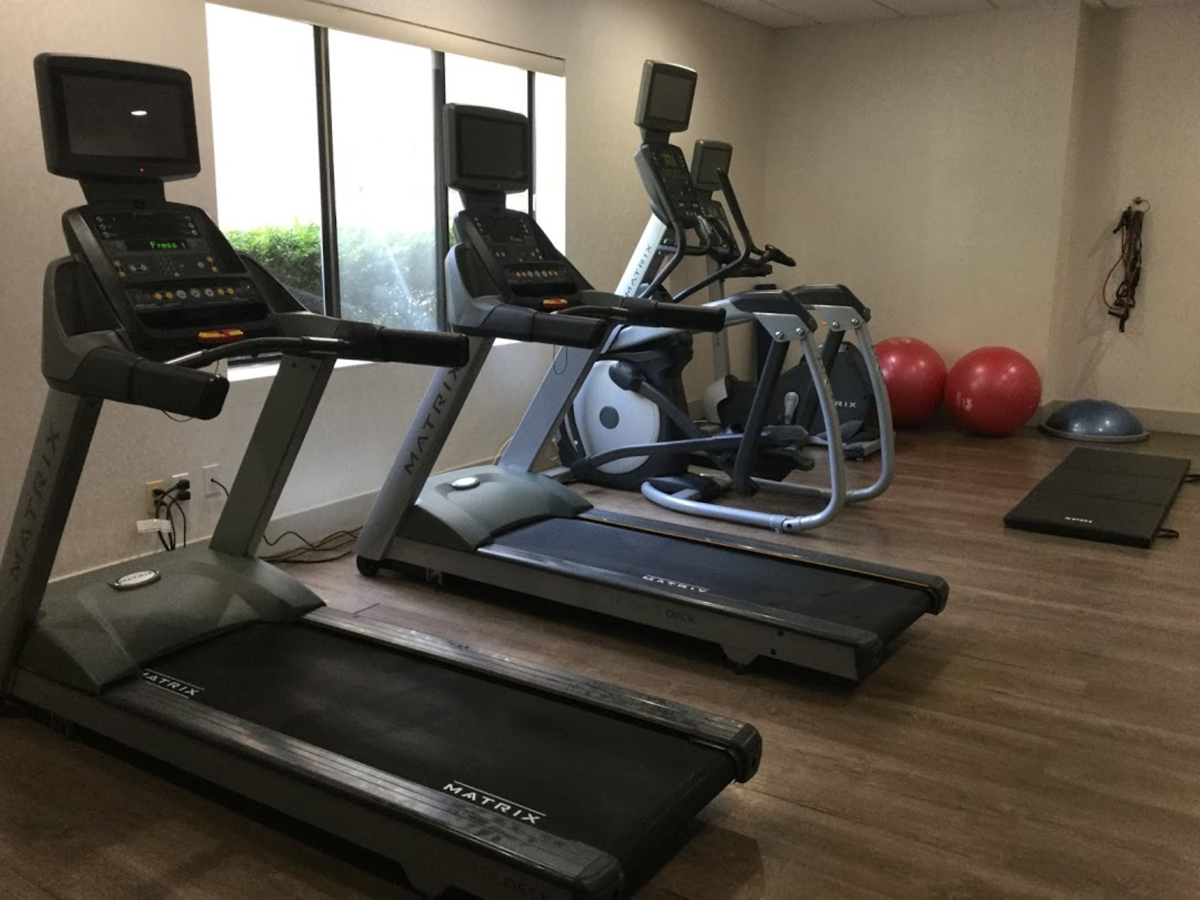 Our fitness center is open 24 hours on the main lobby