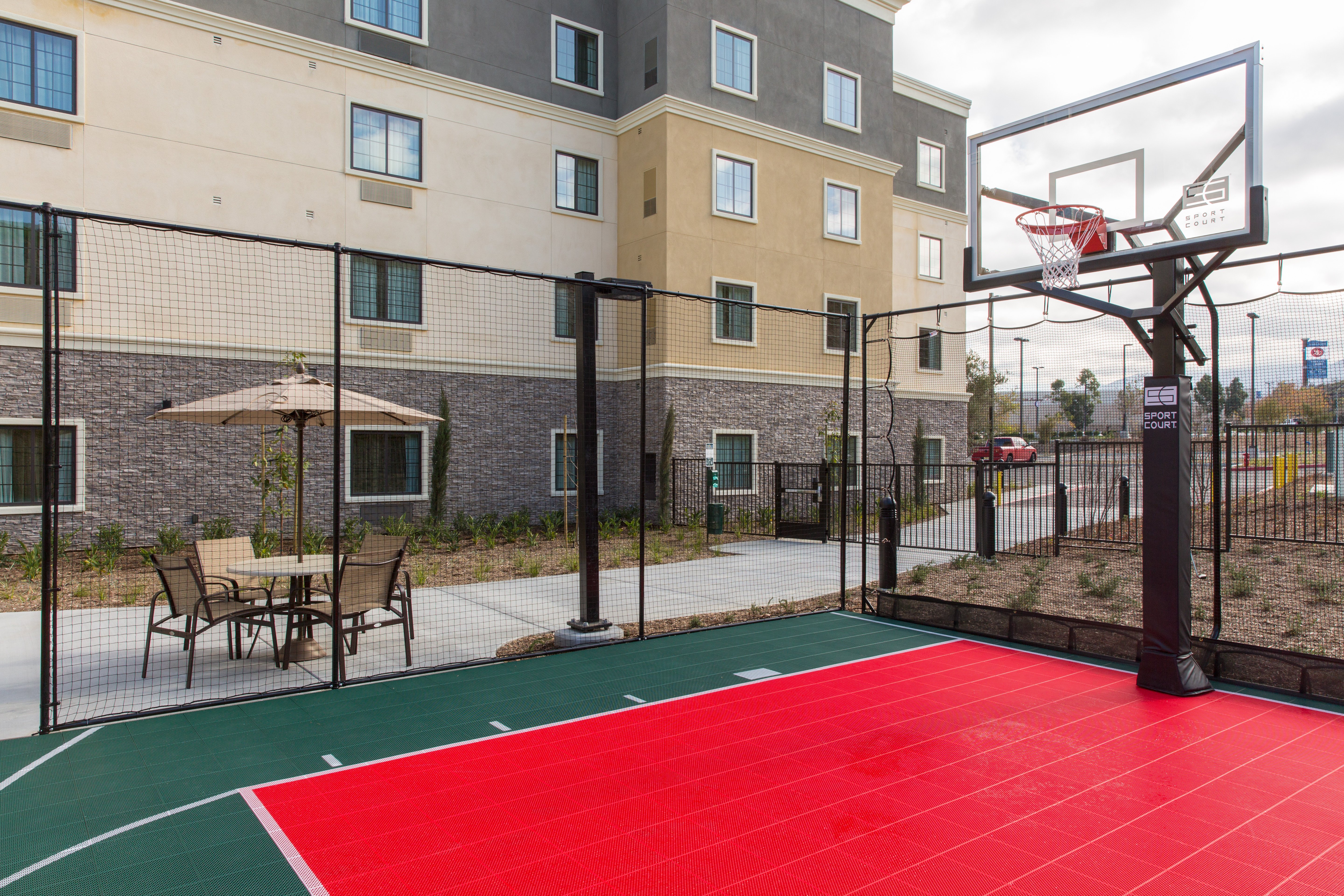 Stay active with our Outdoor Sport Court at Staybridge Suites
