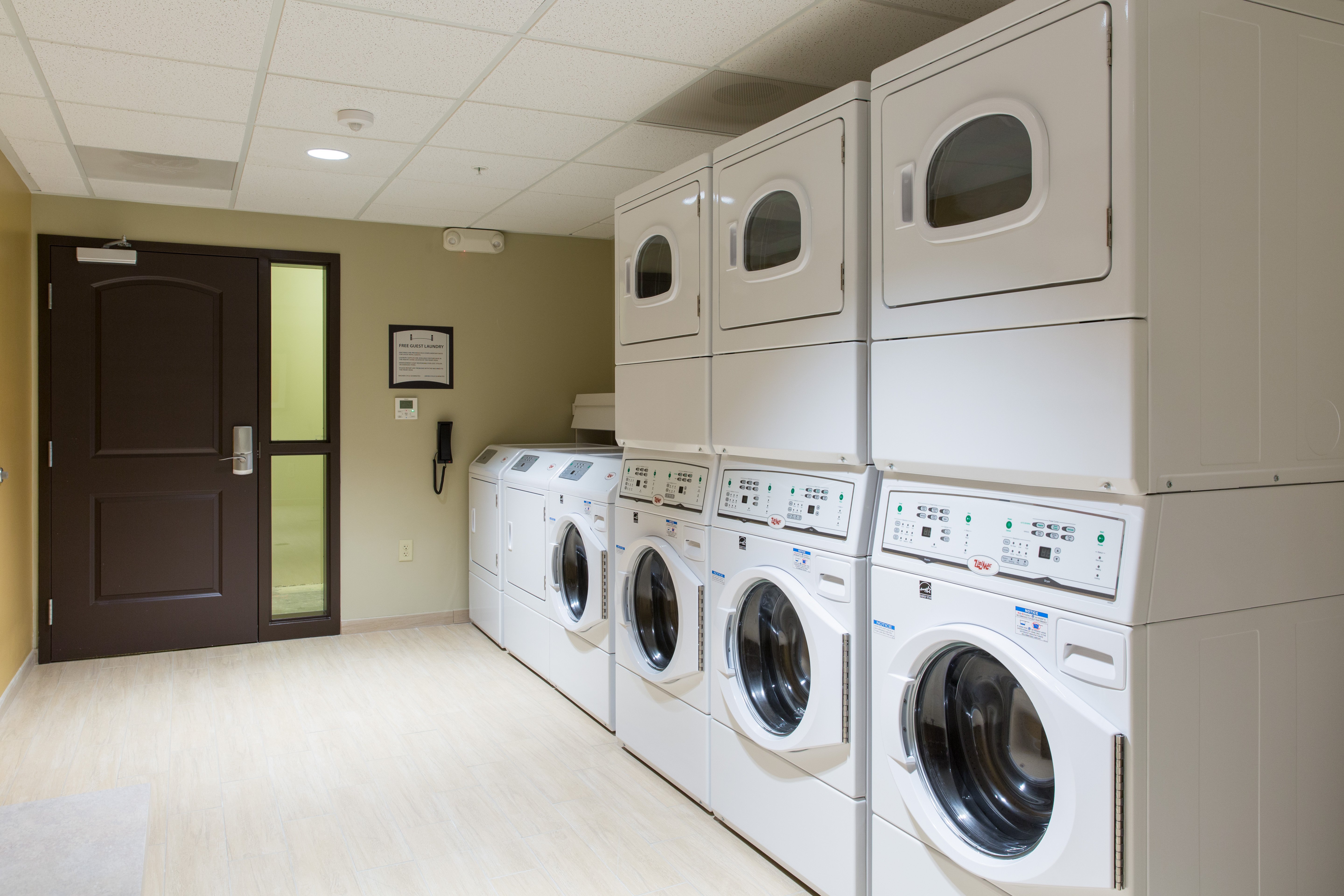 24 /7 Free guest laundry - no quarters needed at Staybridge Suites