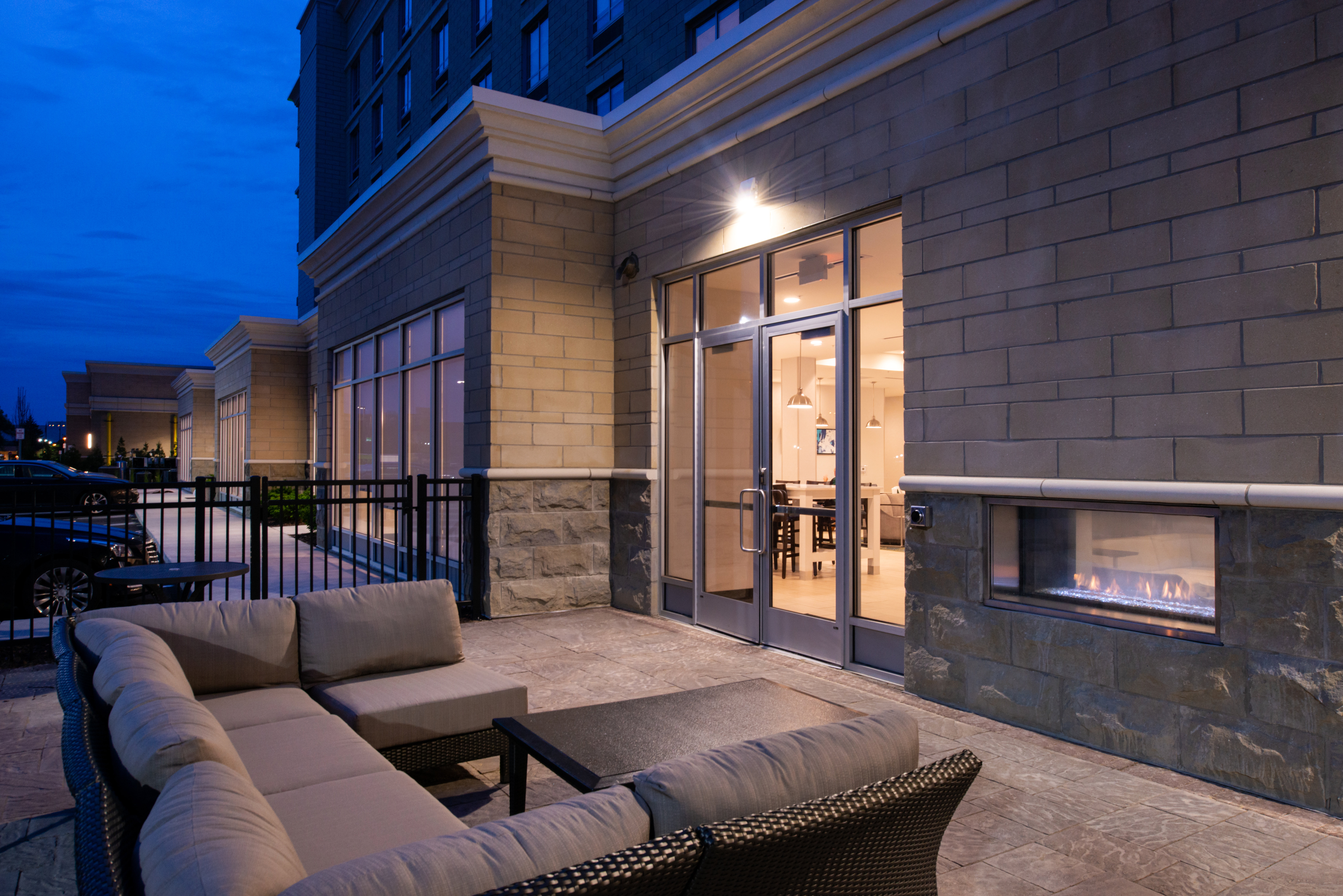 Unplug and relax on our outdoor patio.