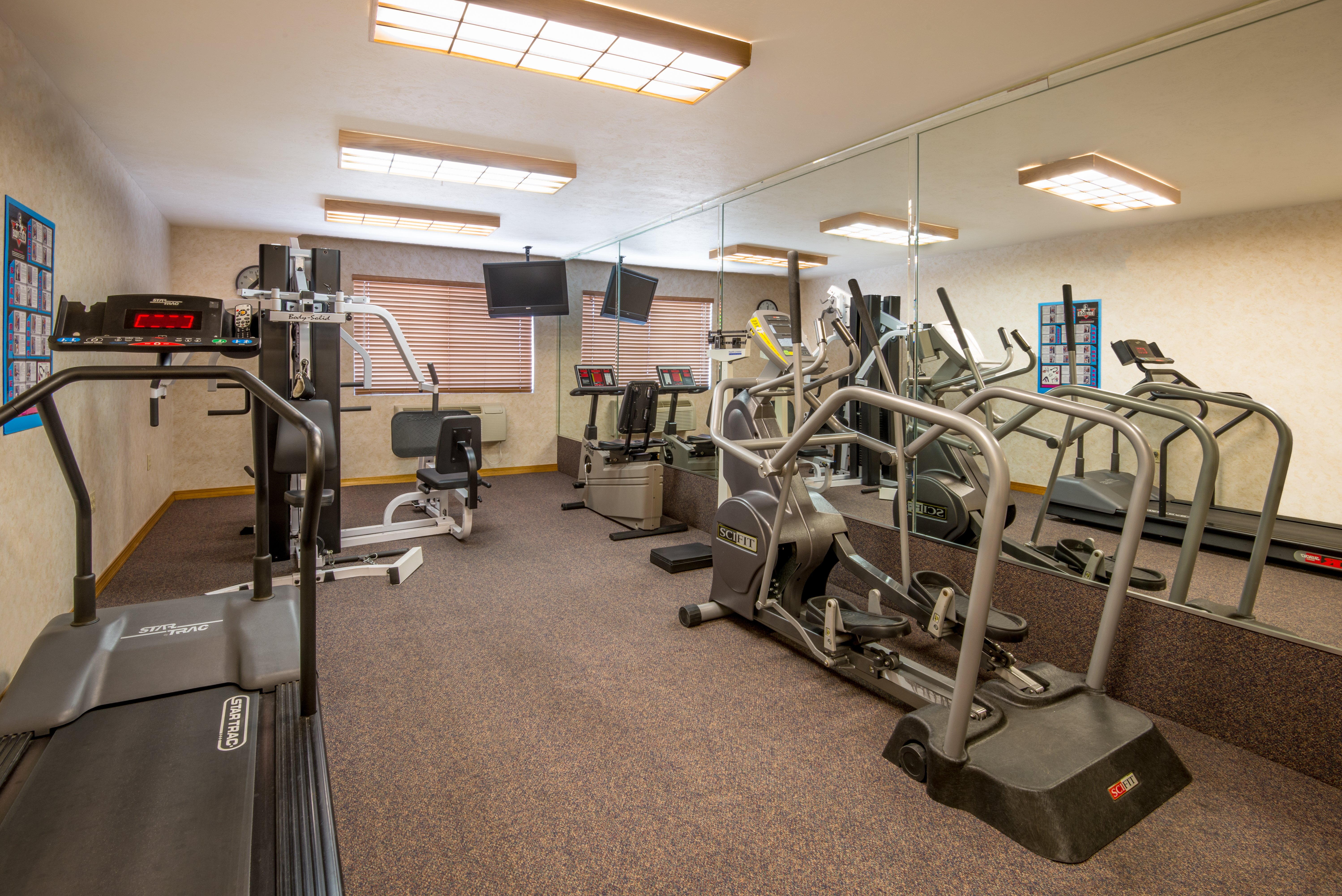 Work out in our well-equipped Fitness Center at our Raton NM hotel