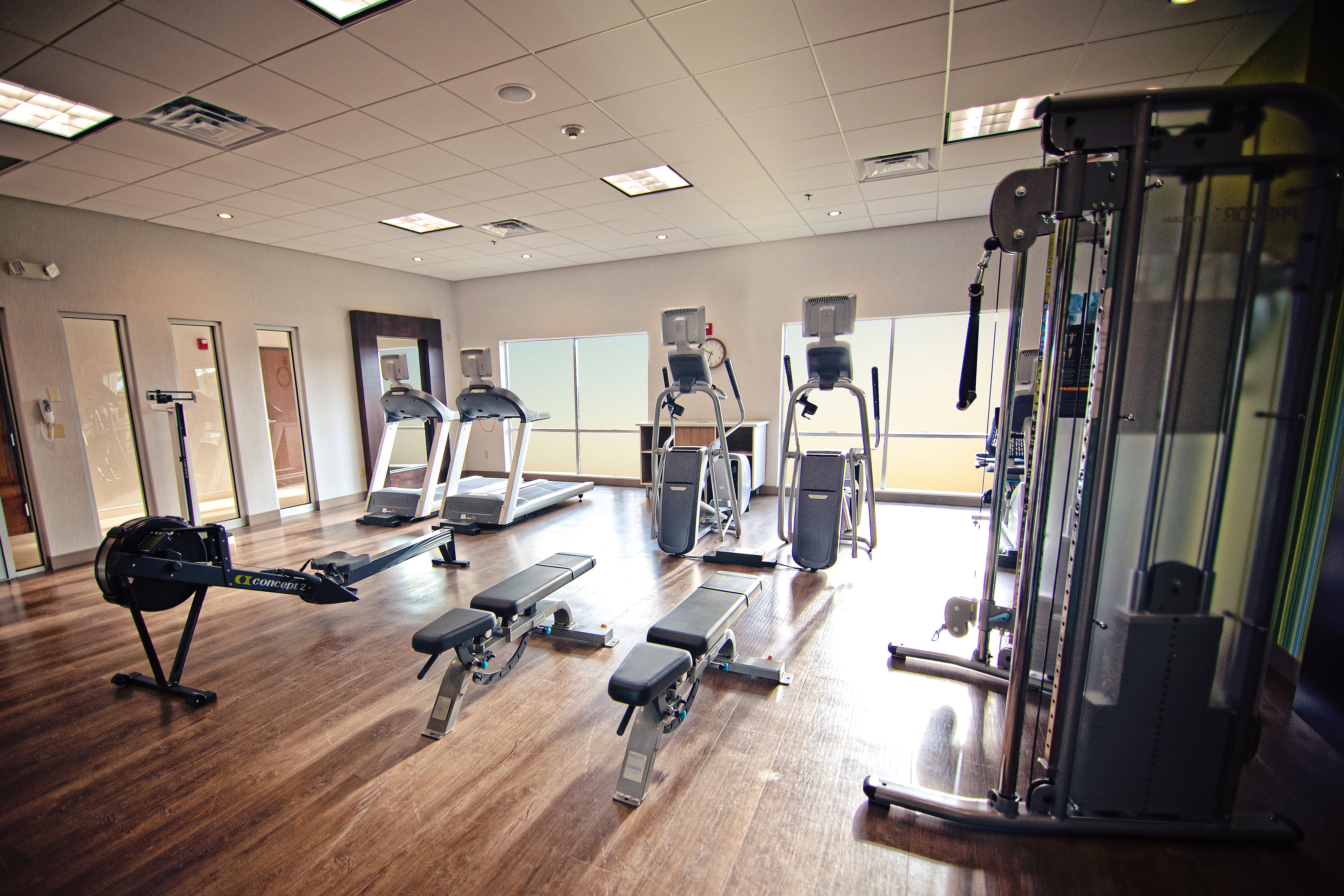 Fitness Center within jogging distance to Fireman's Park
