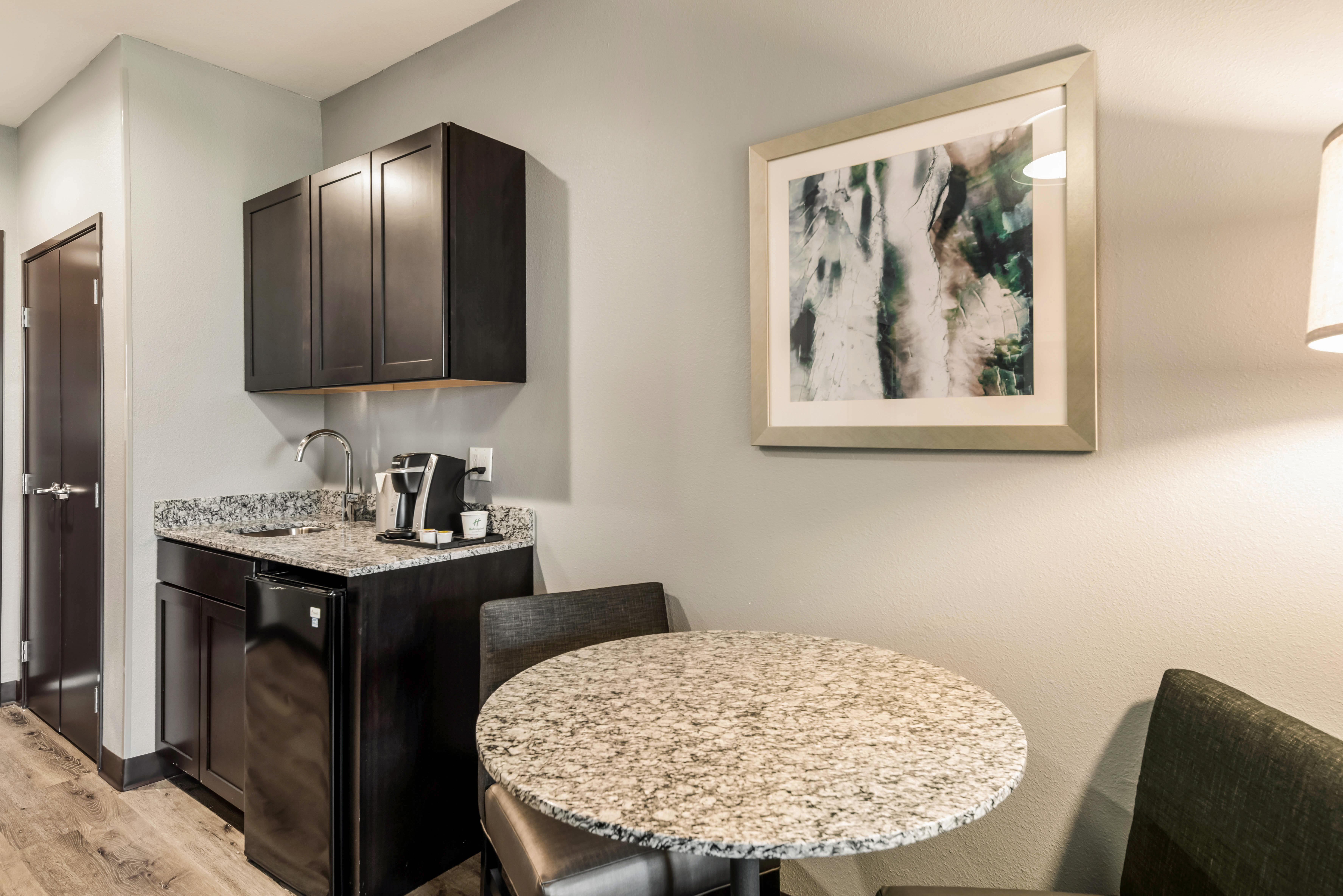 HOLIDAY INN STES SILICON VALLEY MIL-guestroom-A minifridge and Keurig are in each room for your convenience..jpg