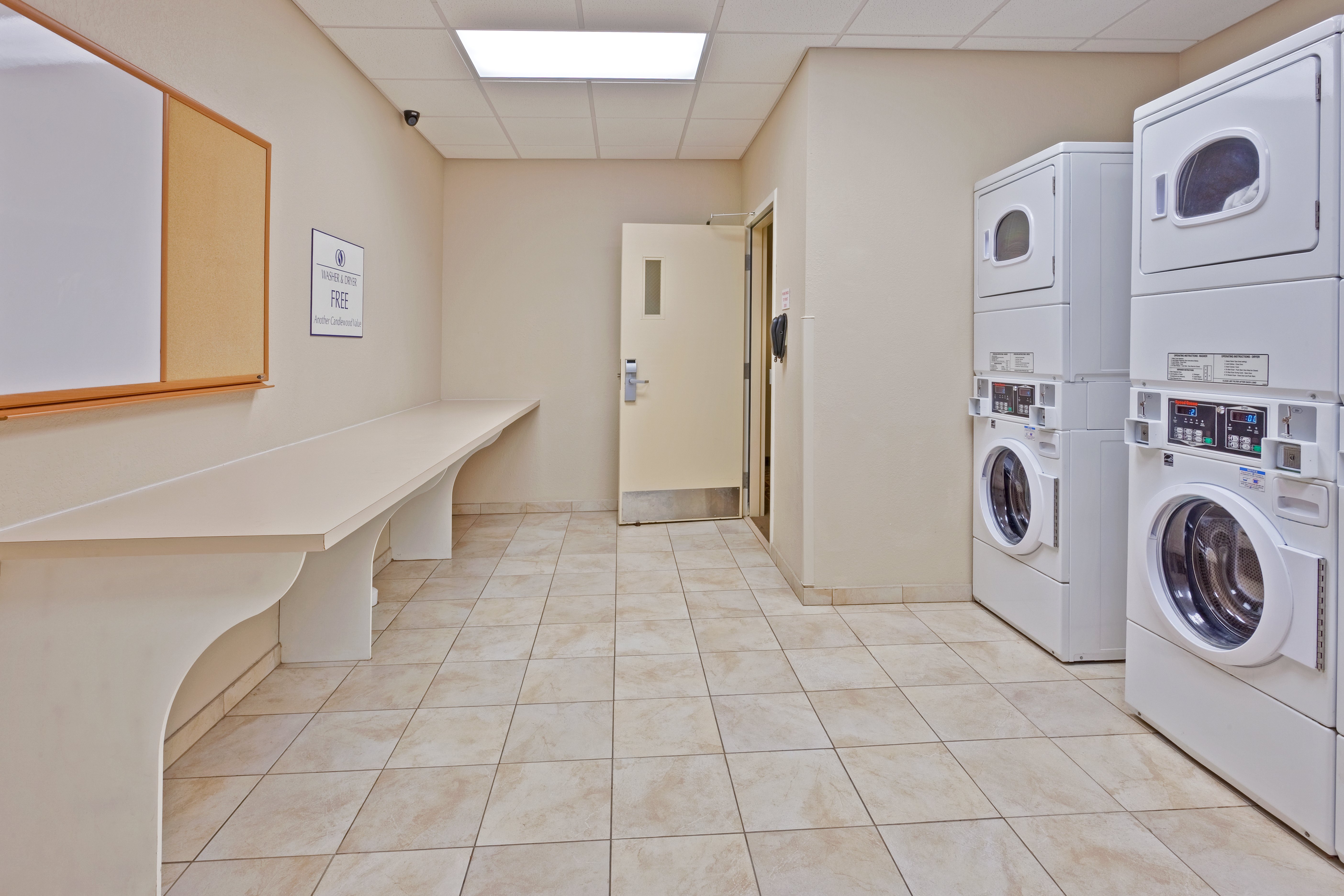 Laundry service is available 24/7 for guests convenience.