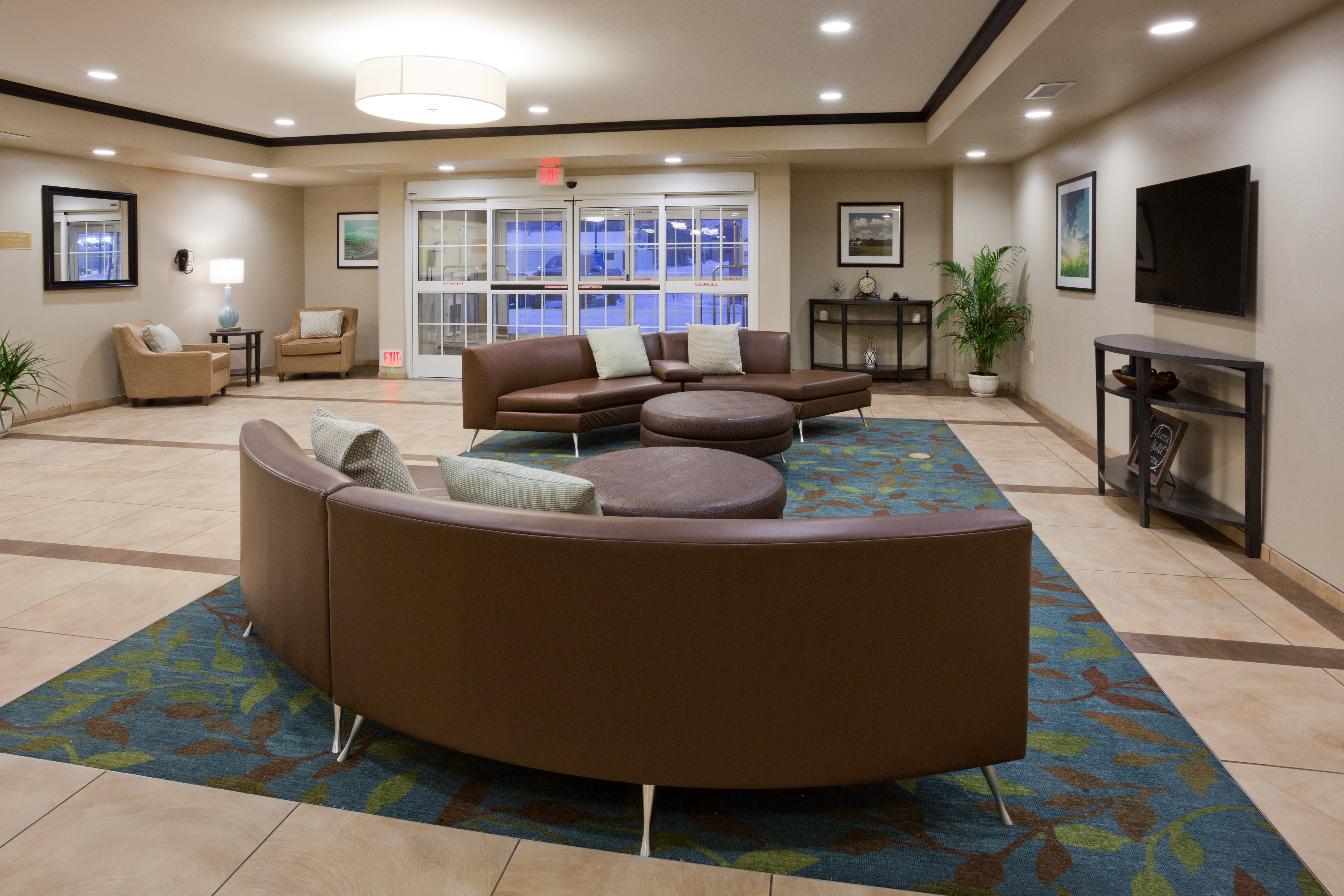 Relax or meet with friends in our spacious Lobby Lounge.